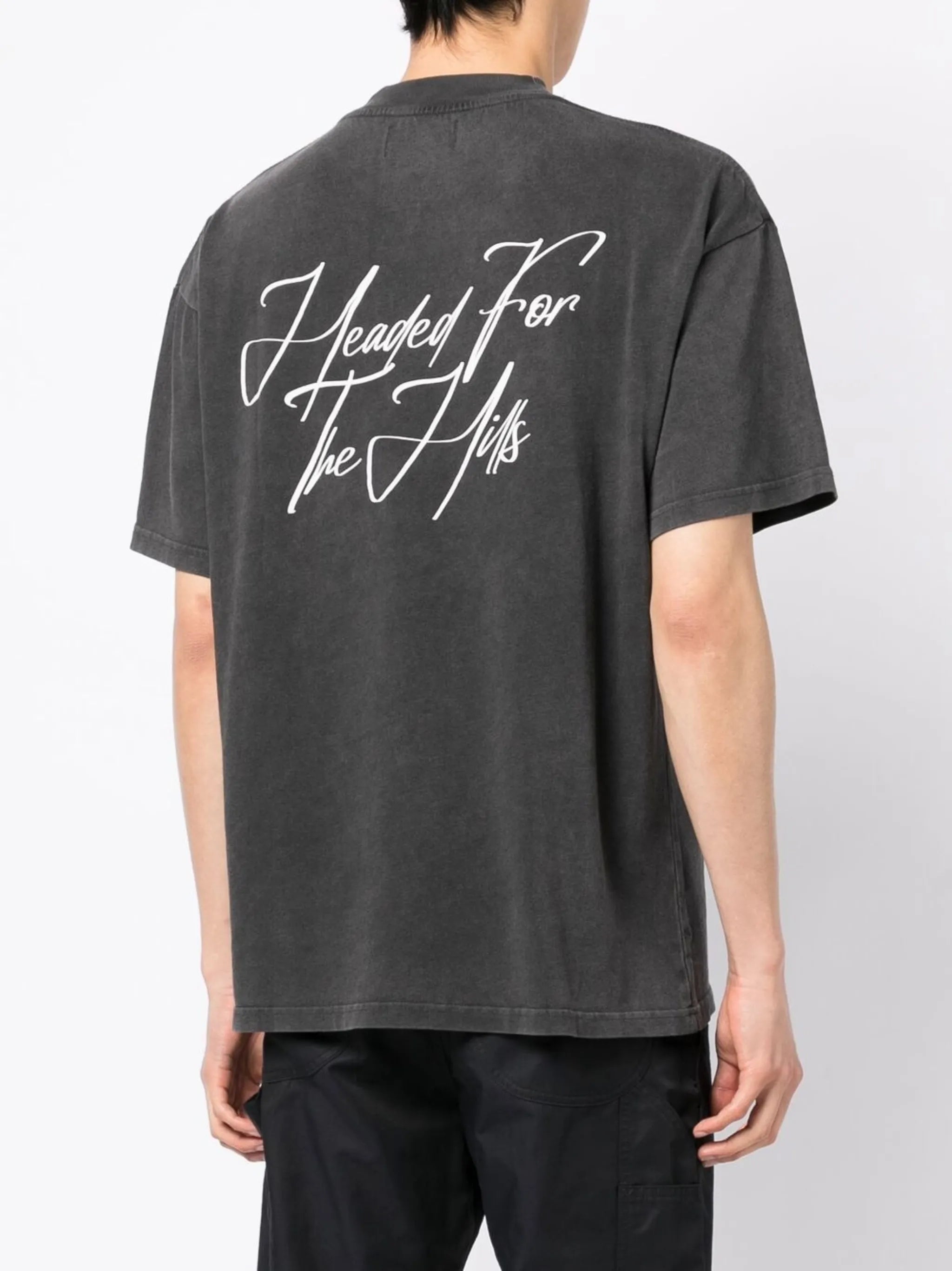 The Hills-print cotton T-shirt