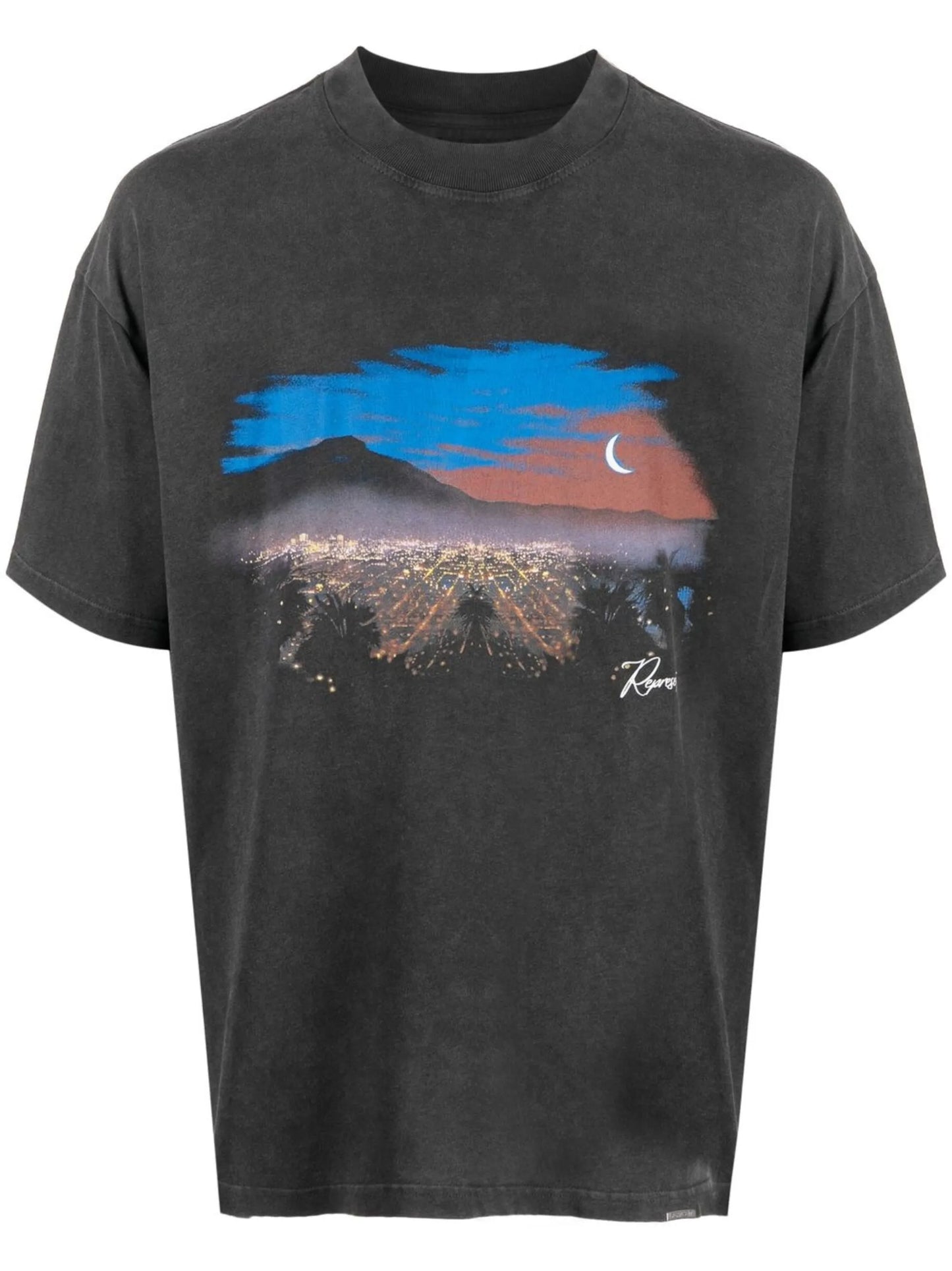 The Hills-print cotton T-shirt