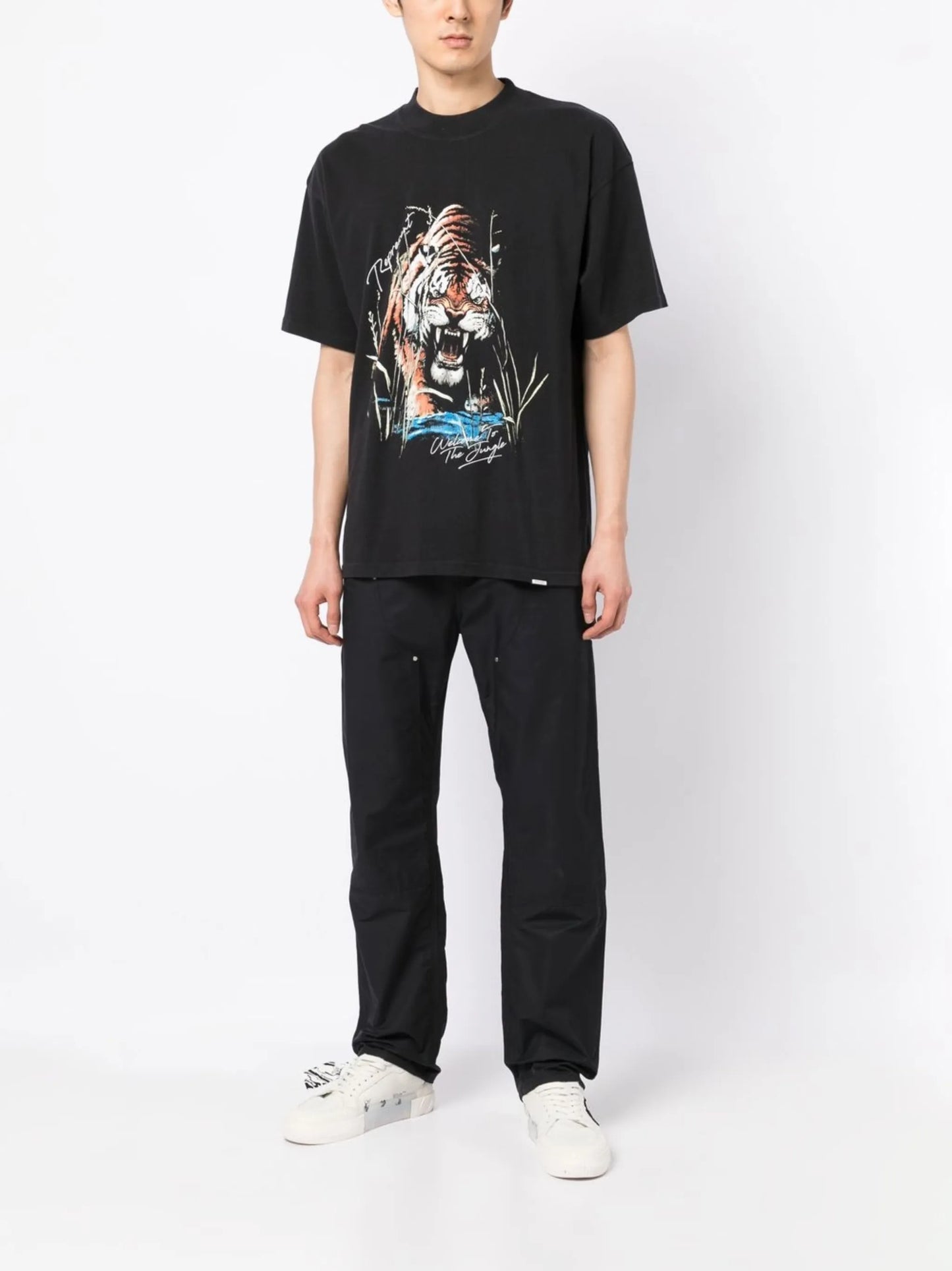 Welcome to the Jungle-print cotton T-shirt