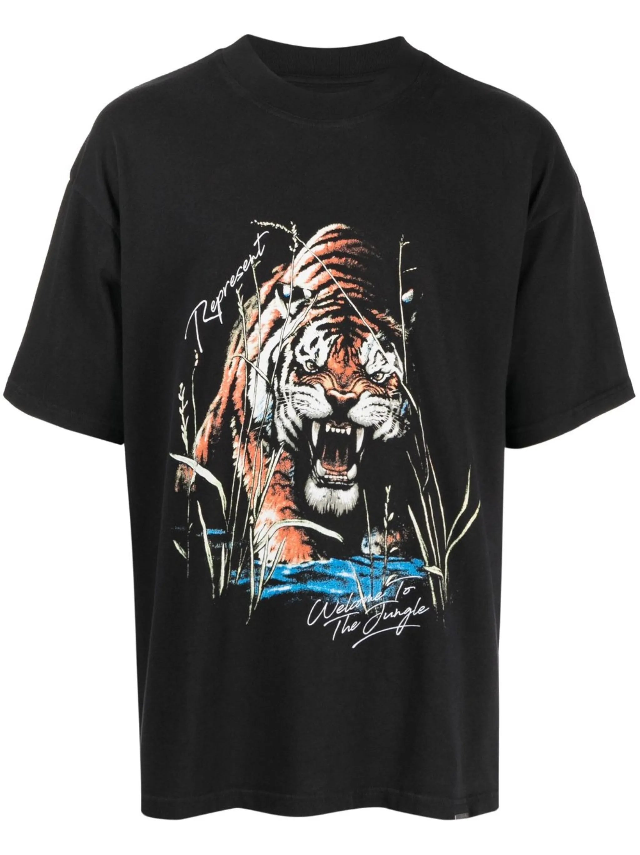 Welcome to the Jungle-print cotton T-shirt