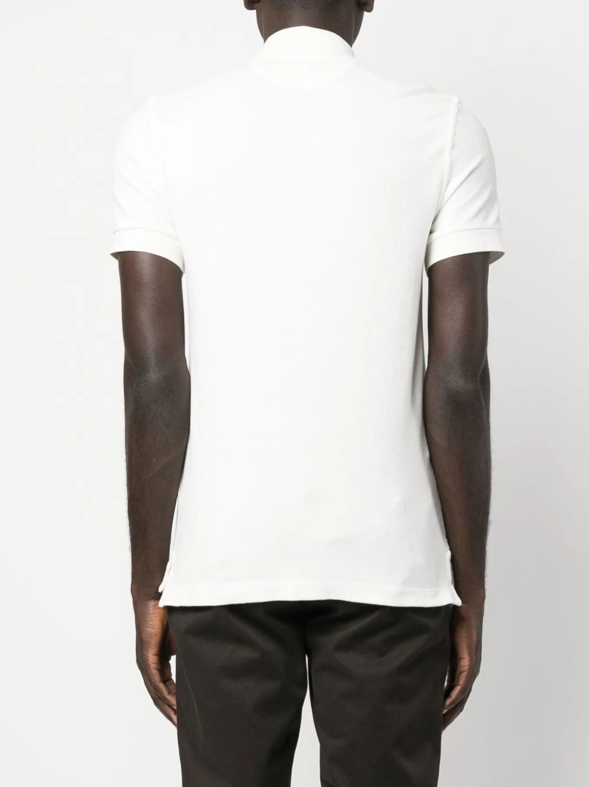 cotton-blend polo shirt