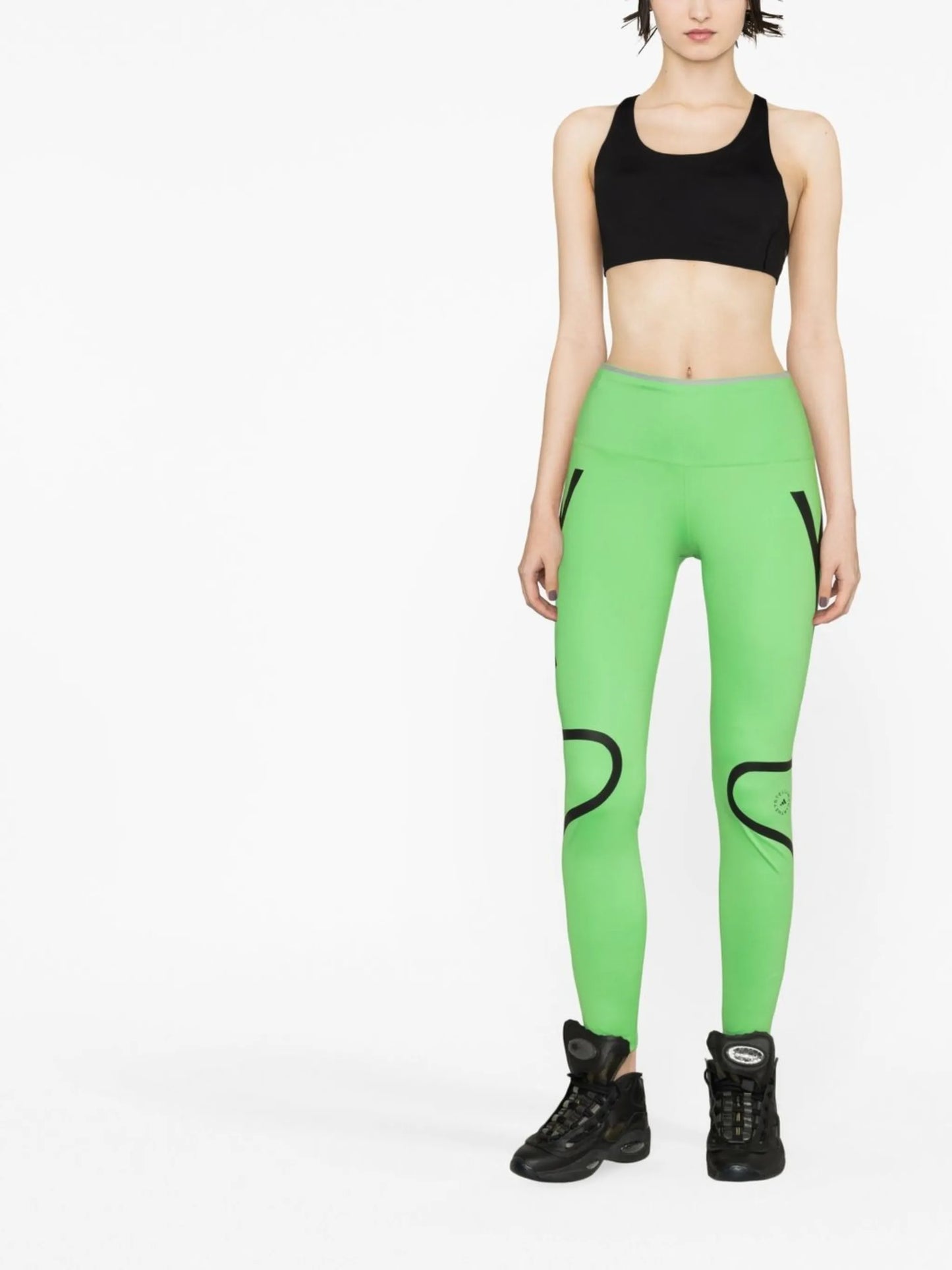 logo-print high-waisted leggings