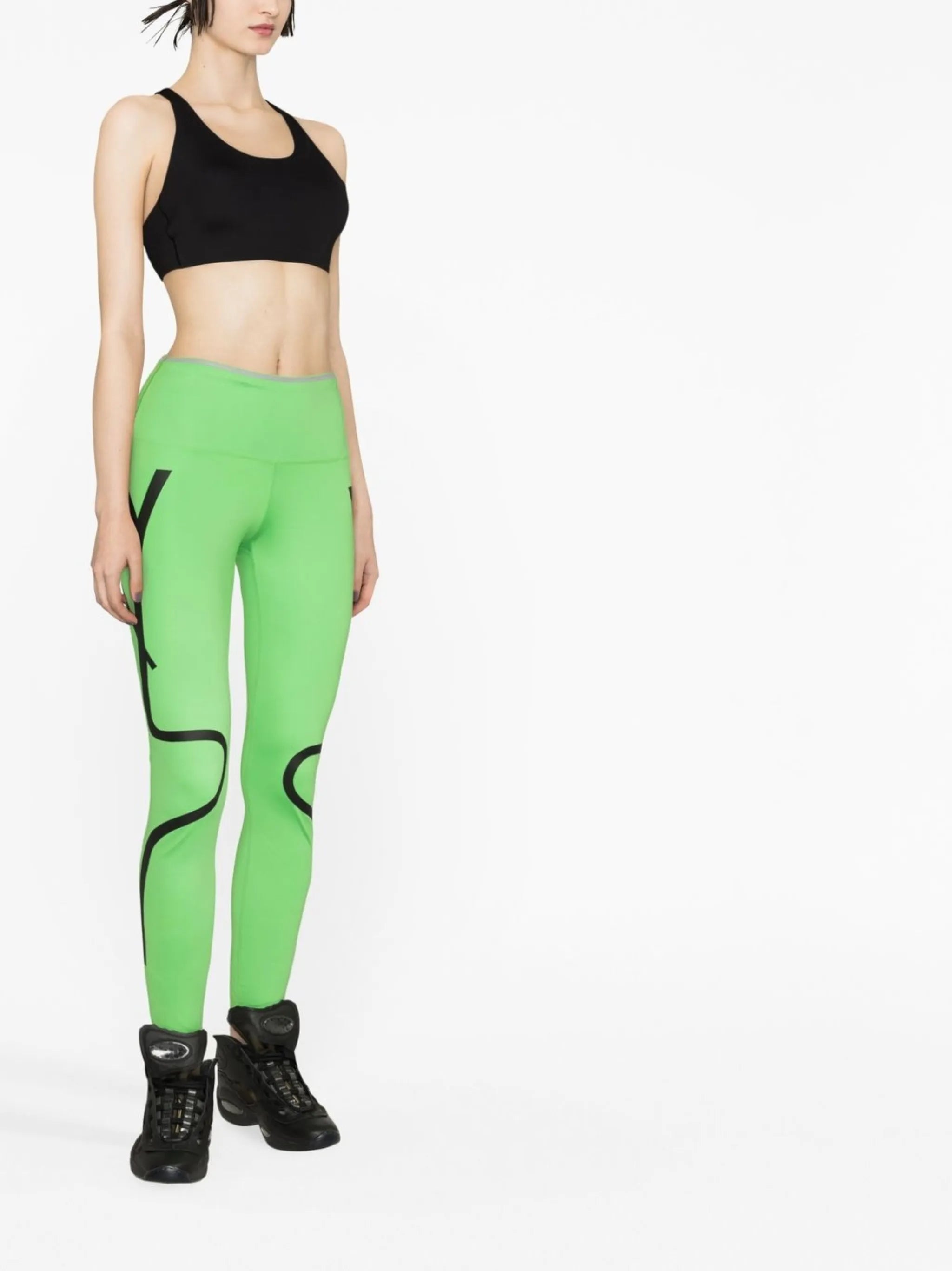 logo-print high-waisted leggings