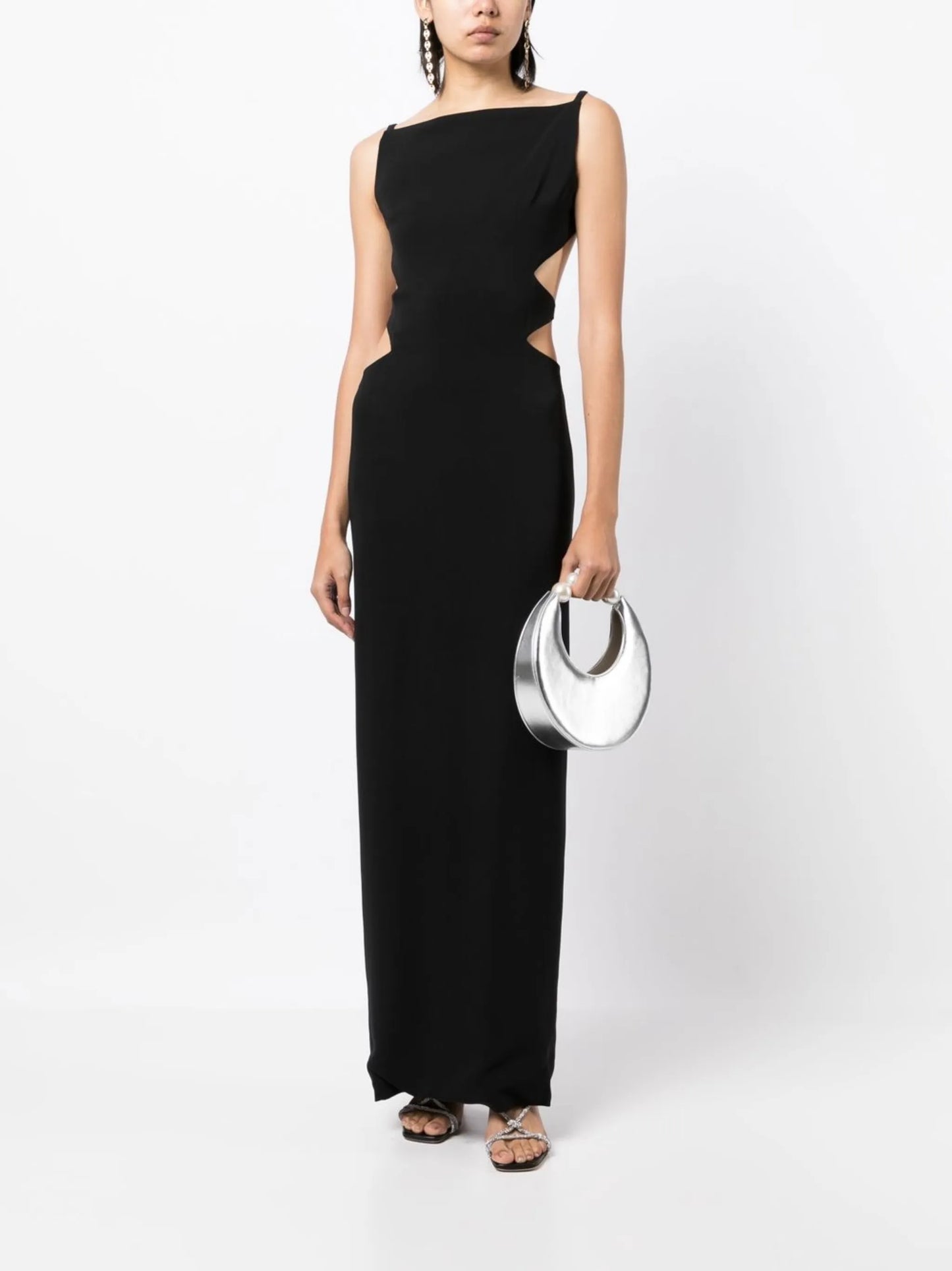 Gianetta backless gown