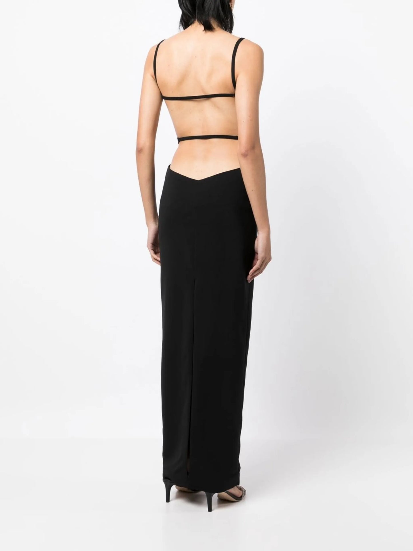 Gianetta backless gown
