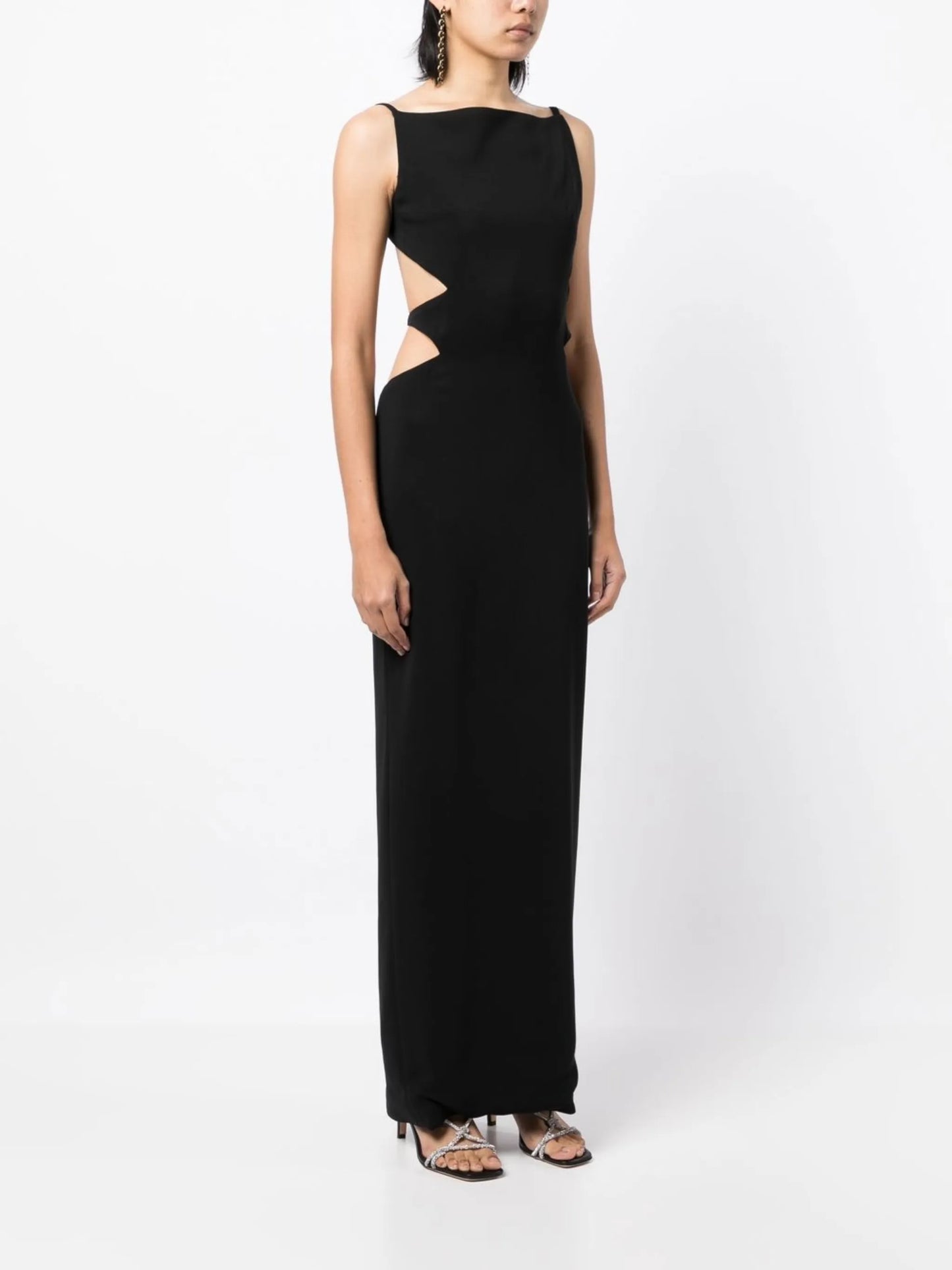 Gianetta backless gown