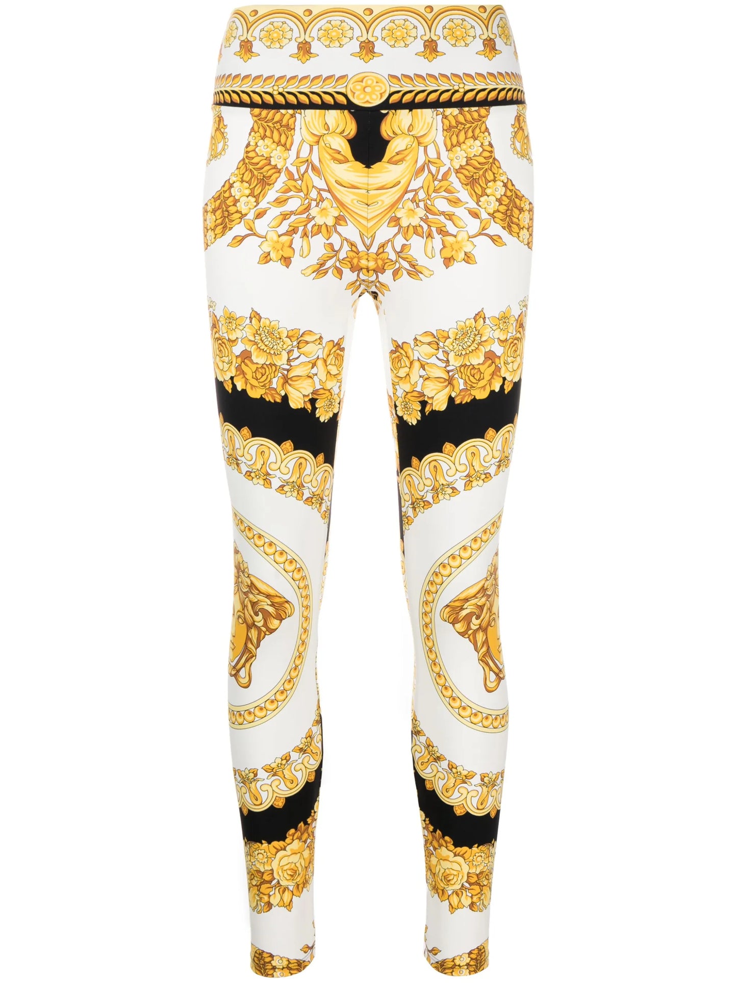 Barocco-print leggings