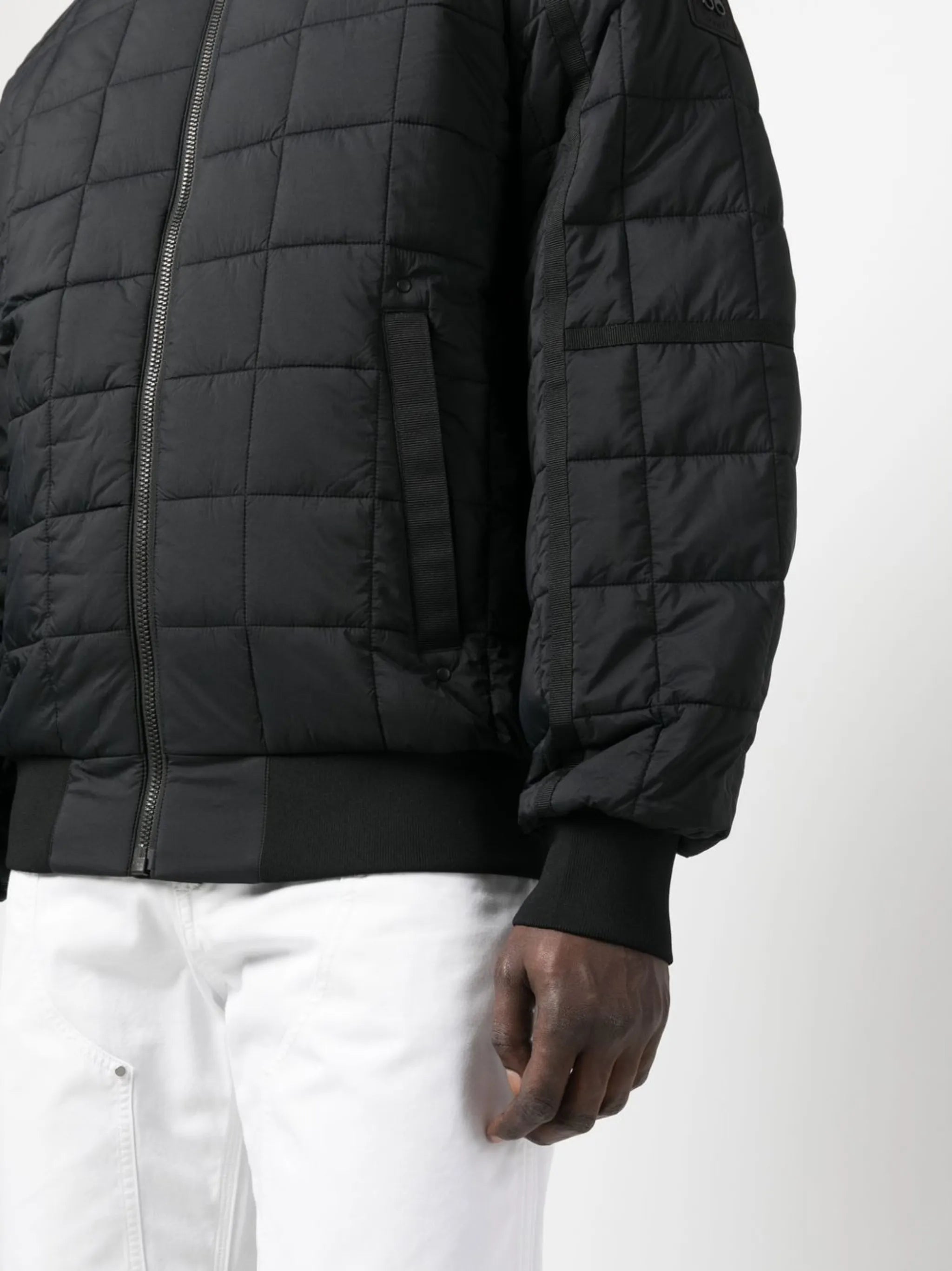 padded recycled-nylon jacket