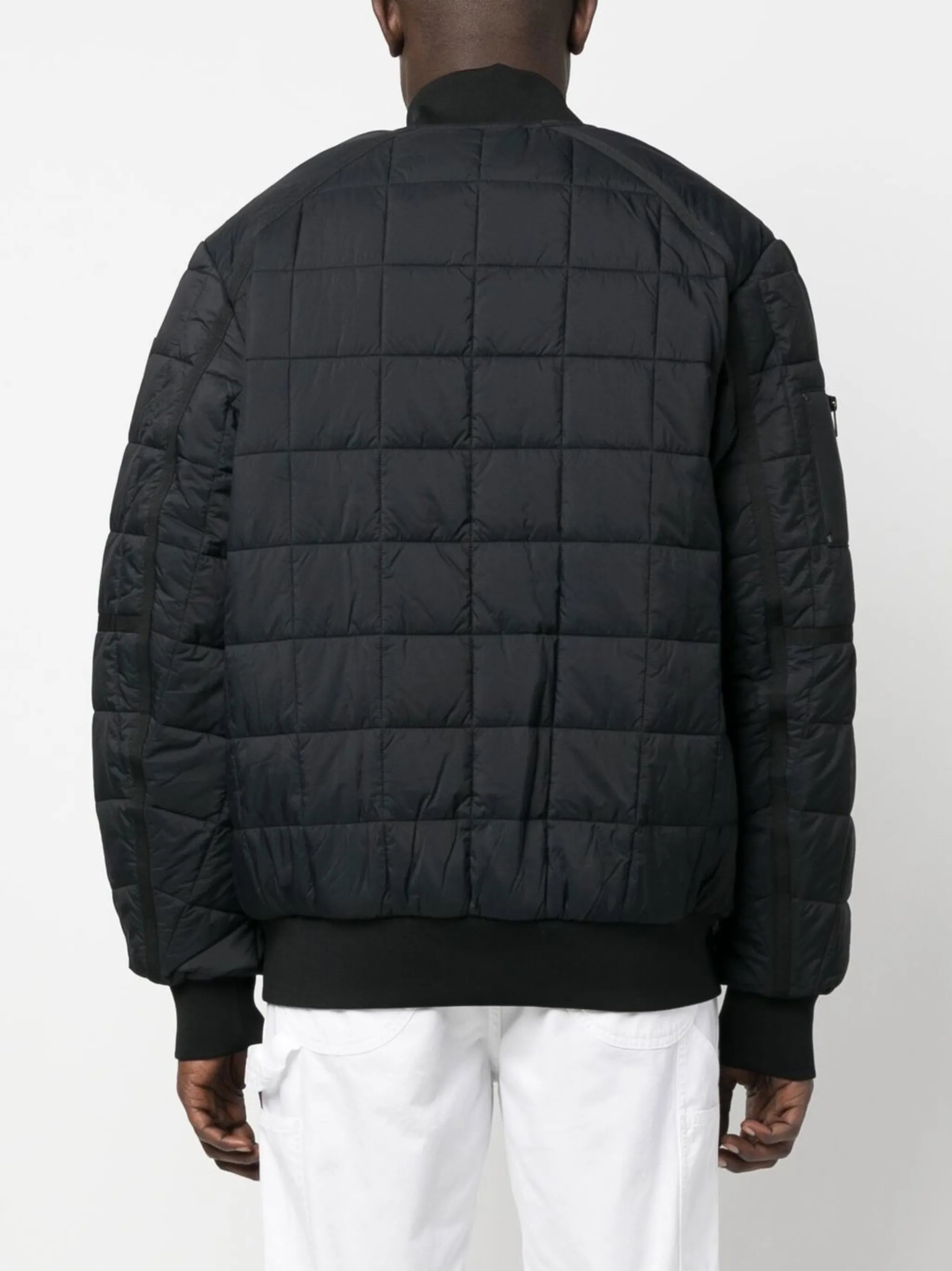 padded recycled-nylon jacket