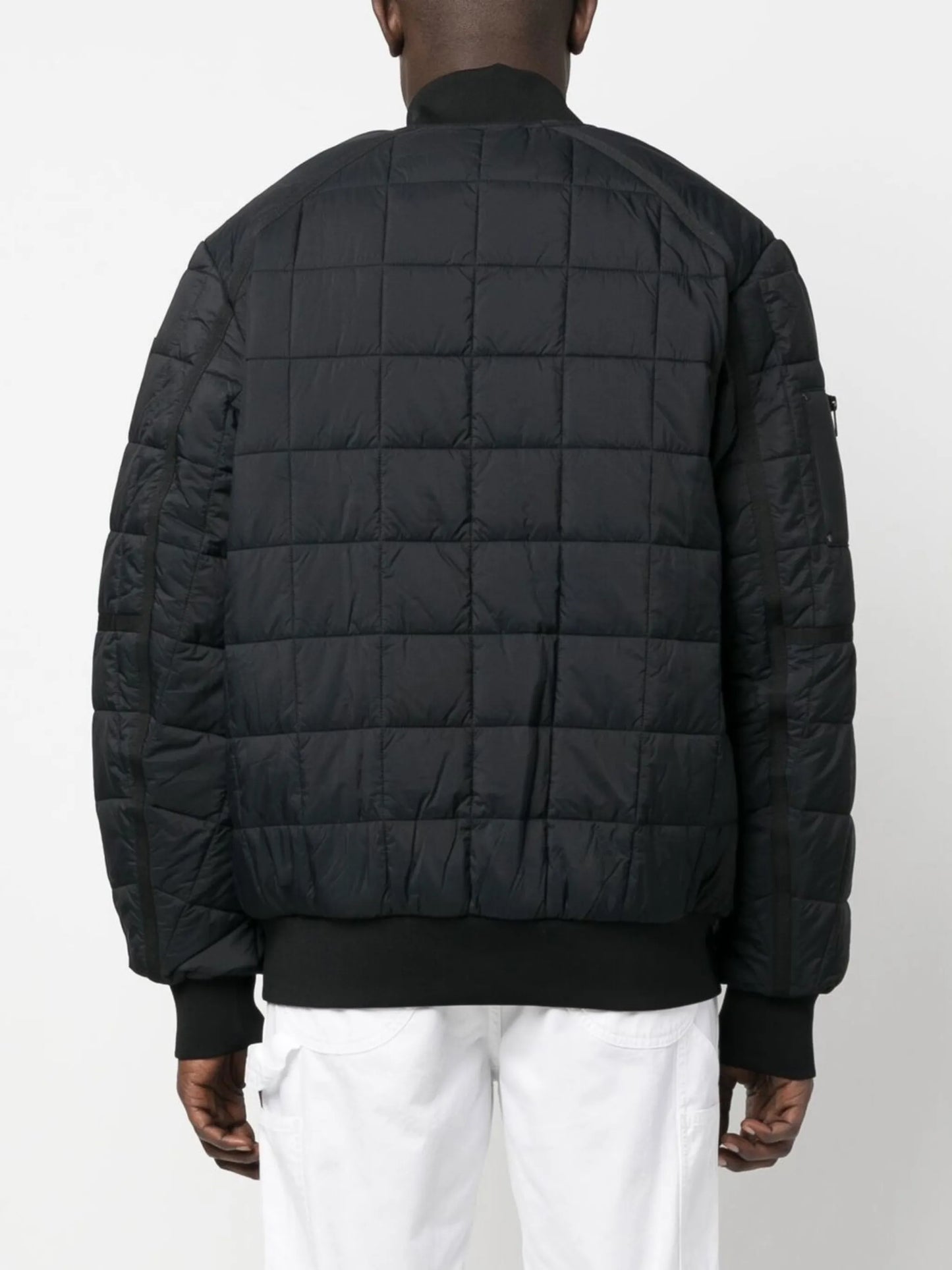 padded recycled-nylon jacket