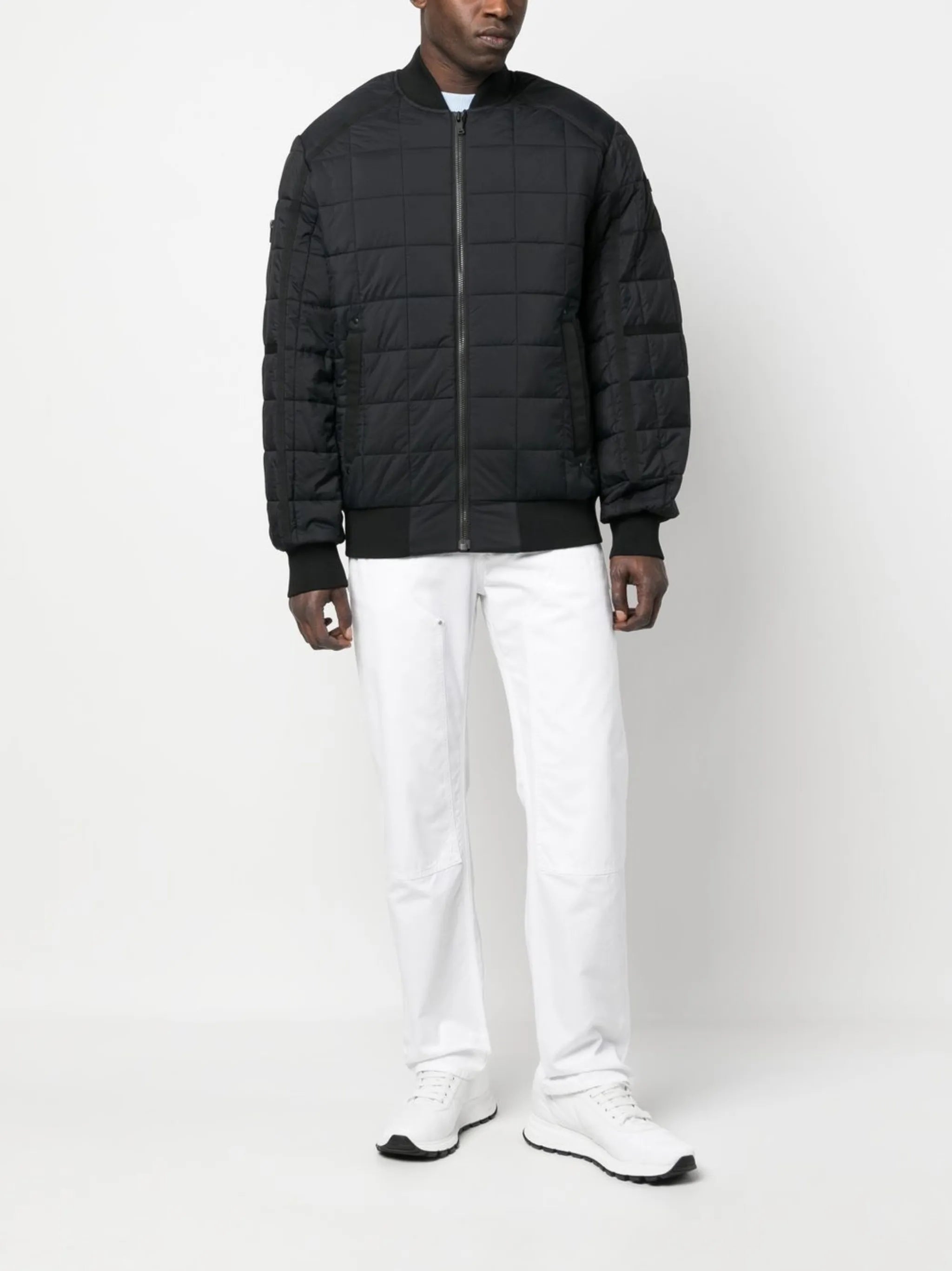 padded recycled-nylon jacket