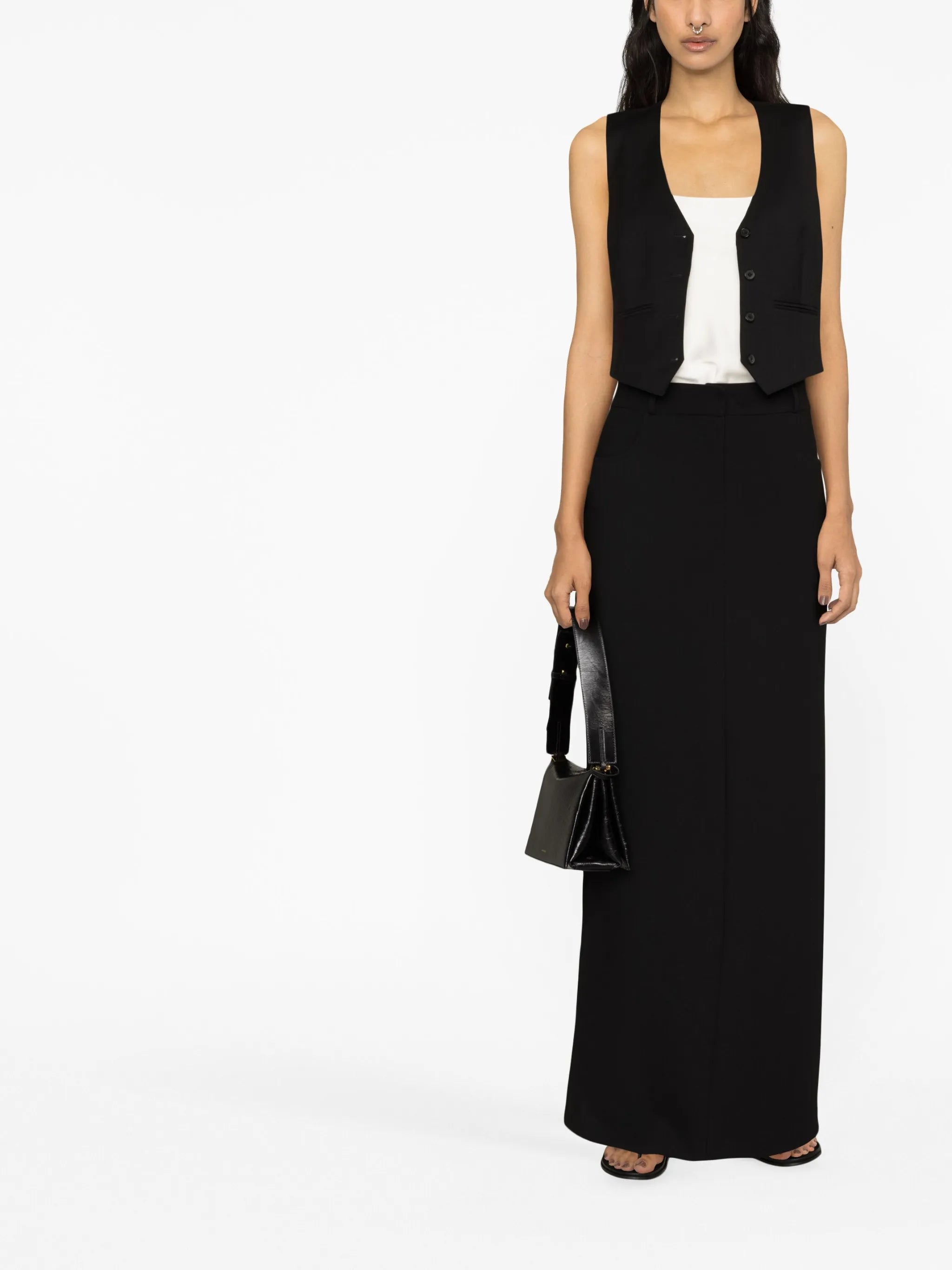 Malvo pencil maxi skirt