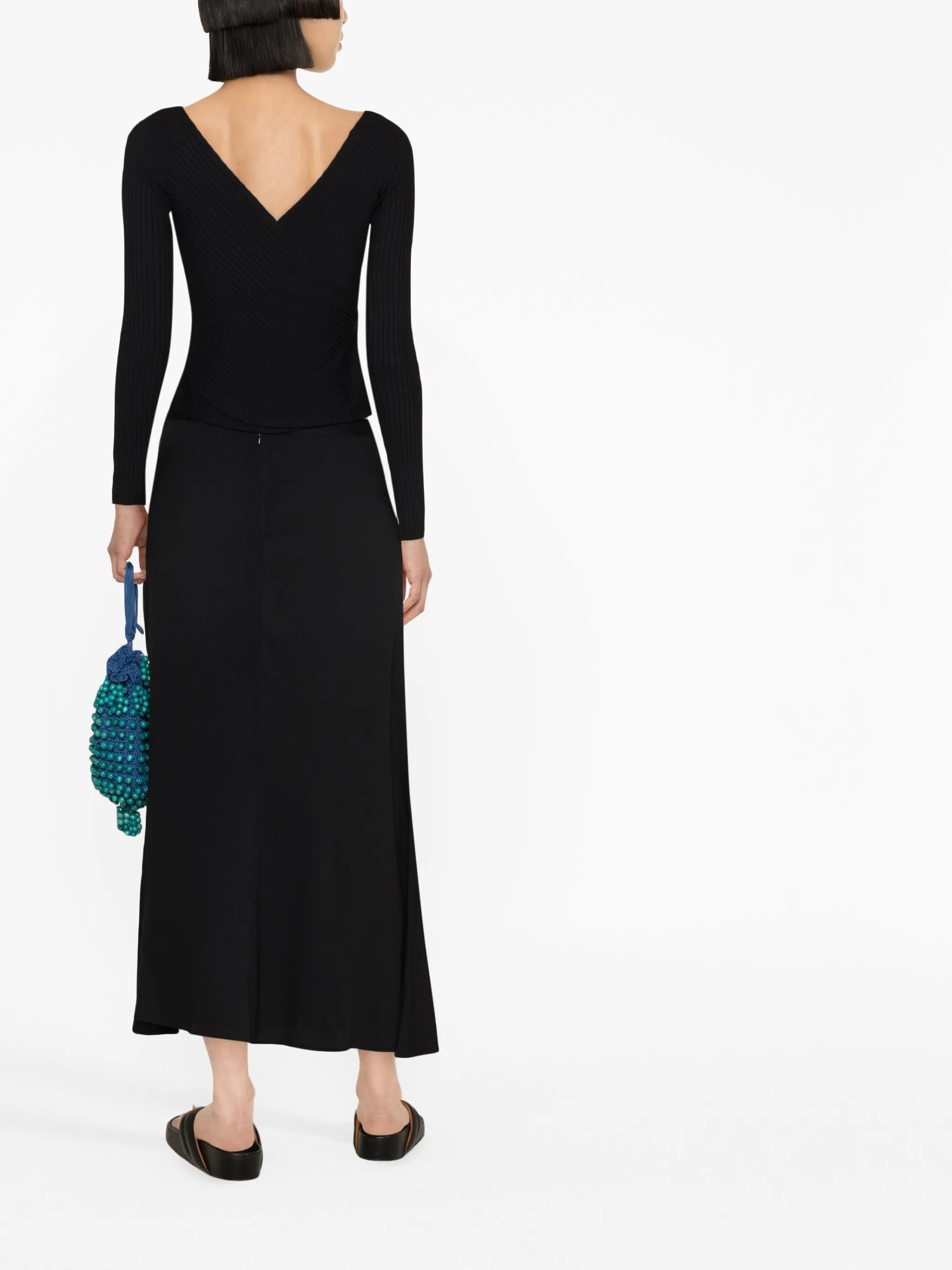 Bea high-waist midi skirt