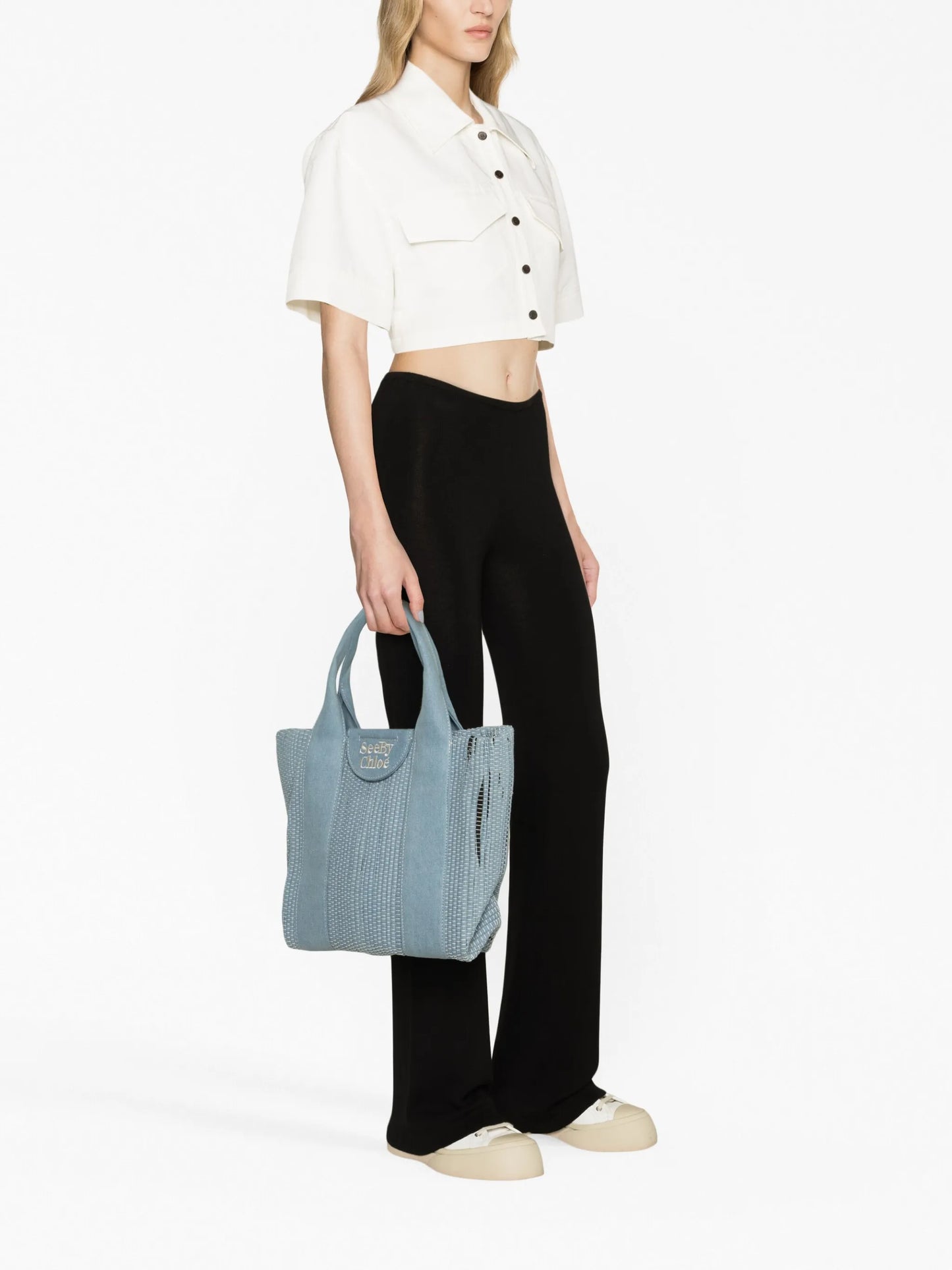 medium Laetizia denim tote bag