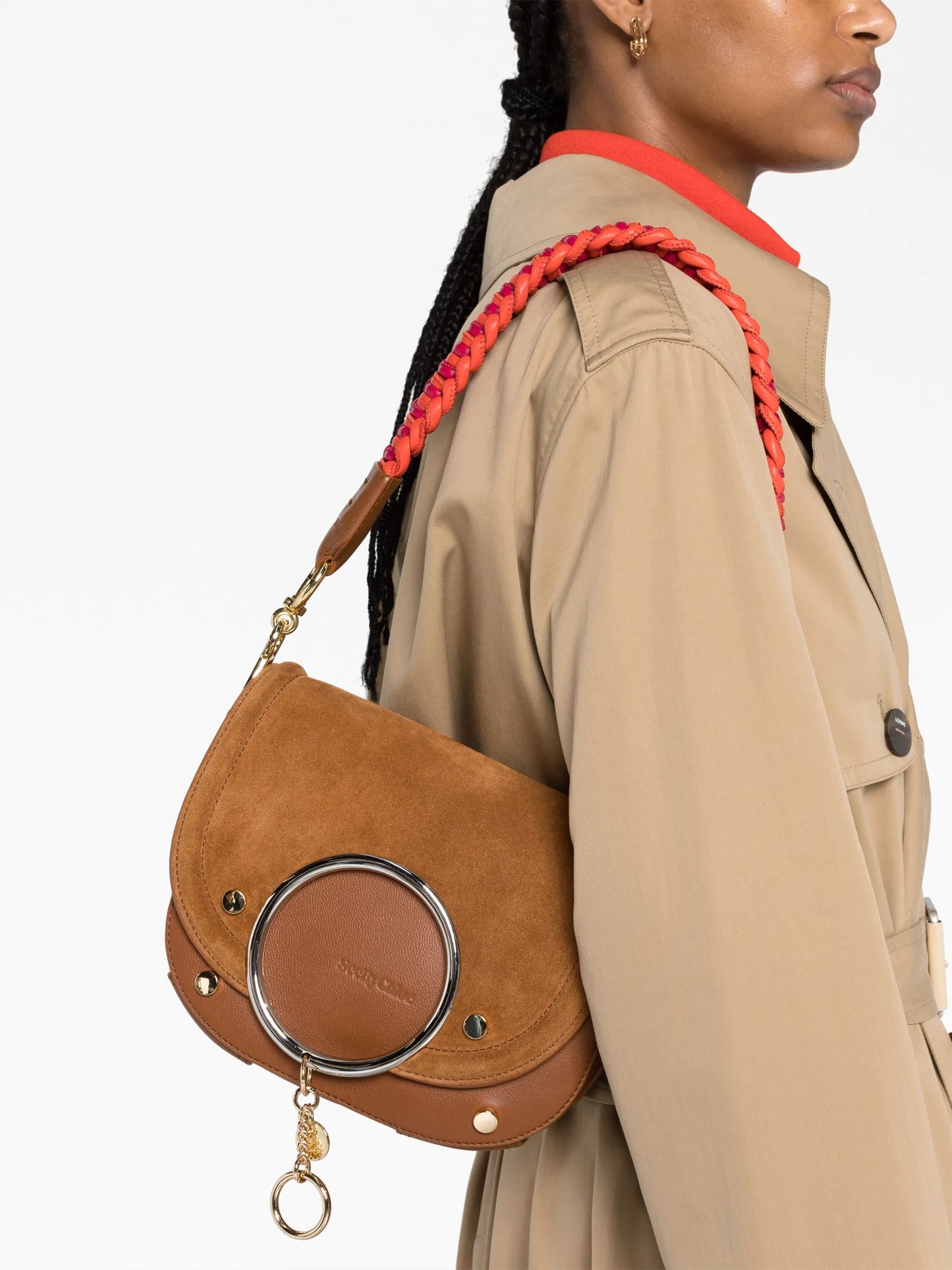 Mara suede crossbody bag