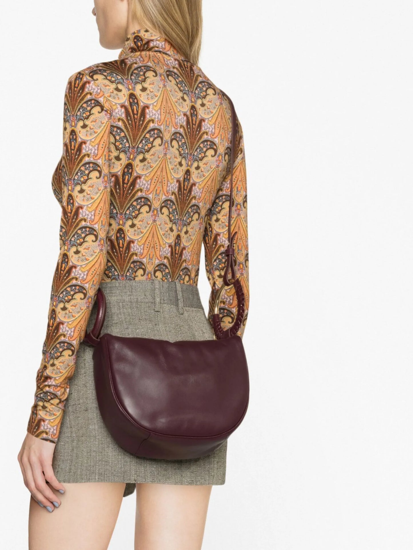 Hana leather crossbody bag