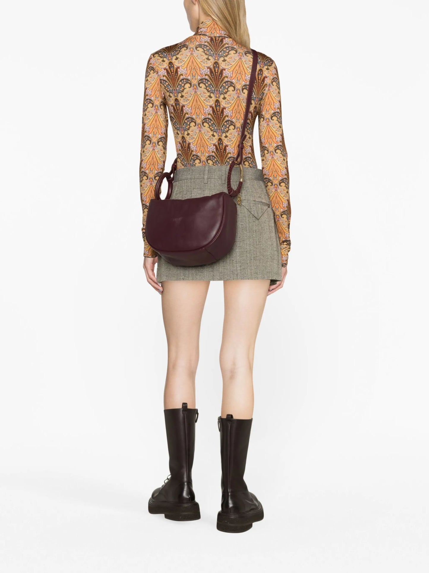 Hana leather crossbody bag