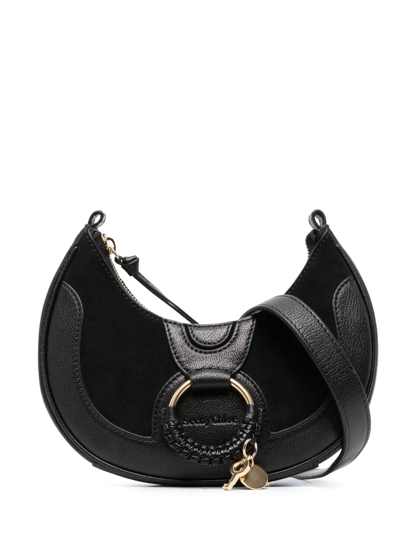 Hana curve-edge shoulder bag