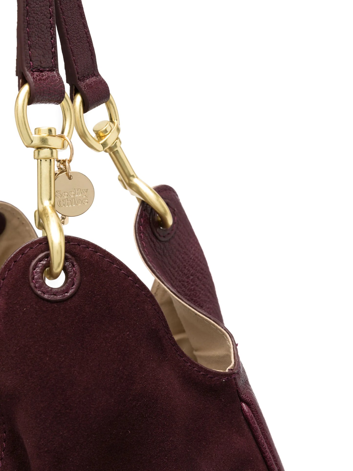 Hana suede tote bag