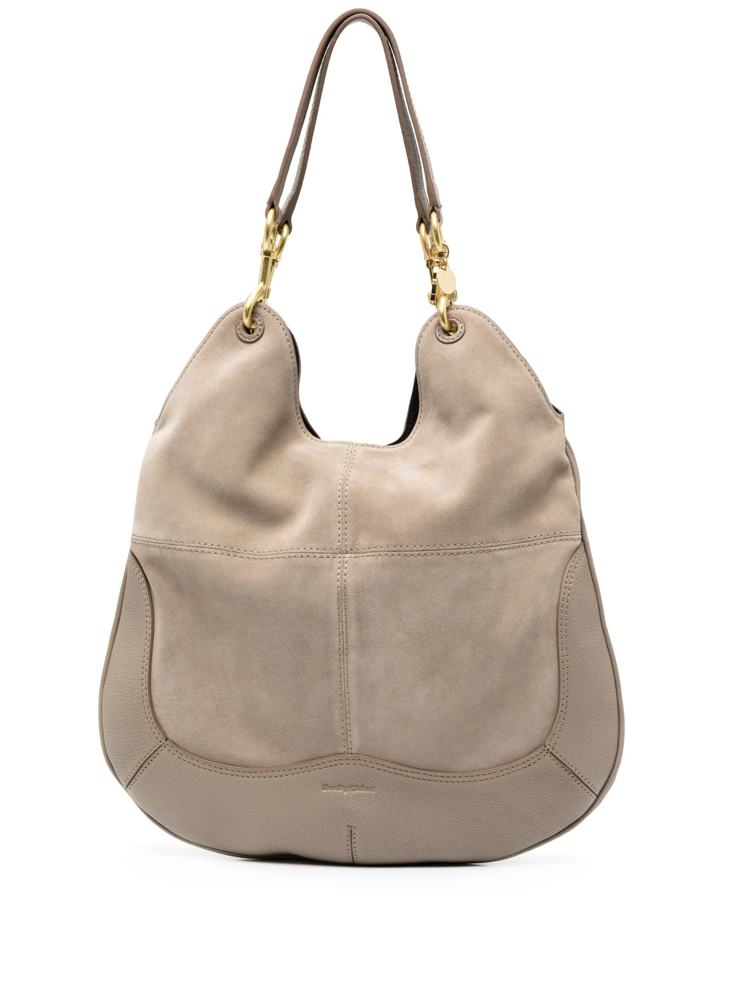 Hana suede shoulder bag
