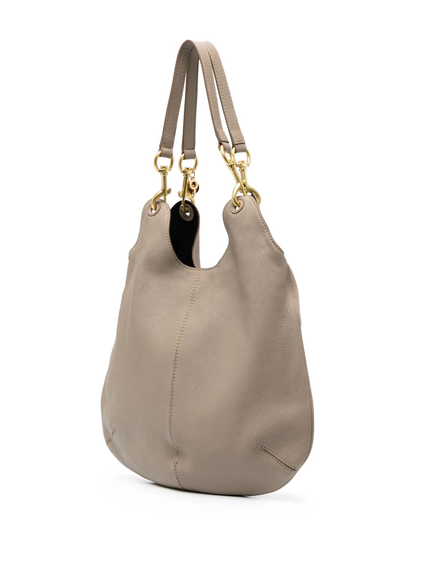 Hana suede shoulder bag