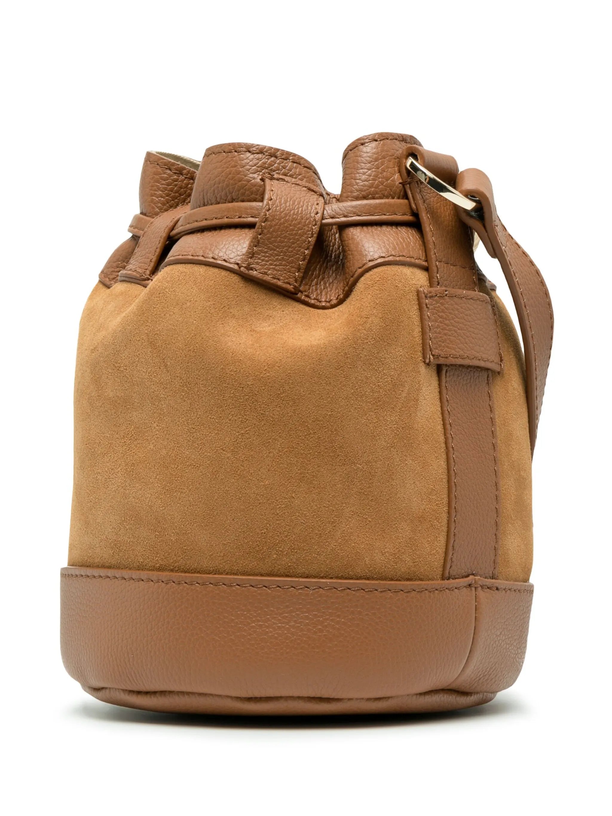 small Vicki suede bucket bag