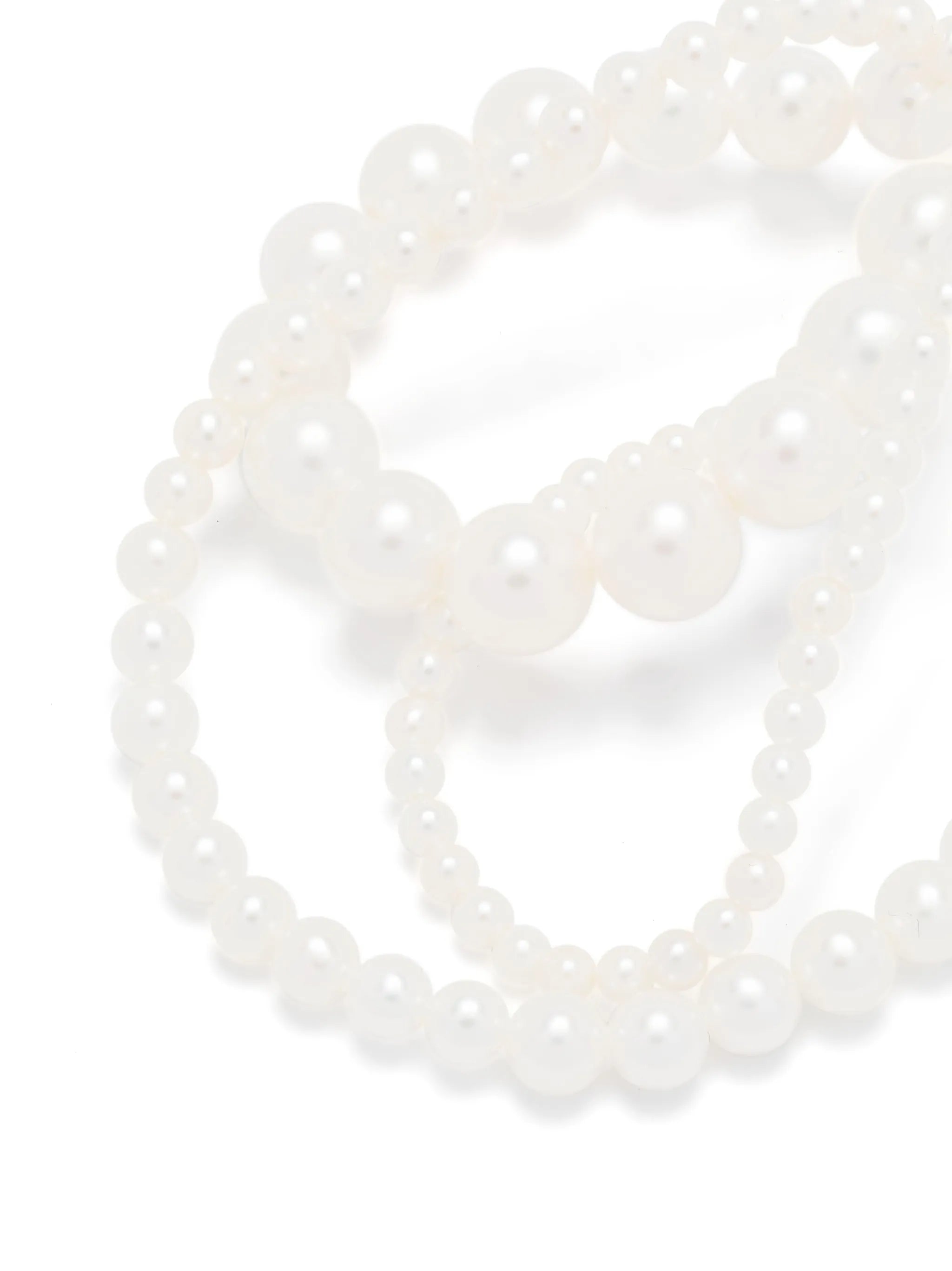 14kt yellow gold Wrapped Perle pearl earring