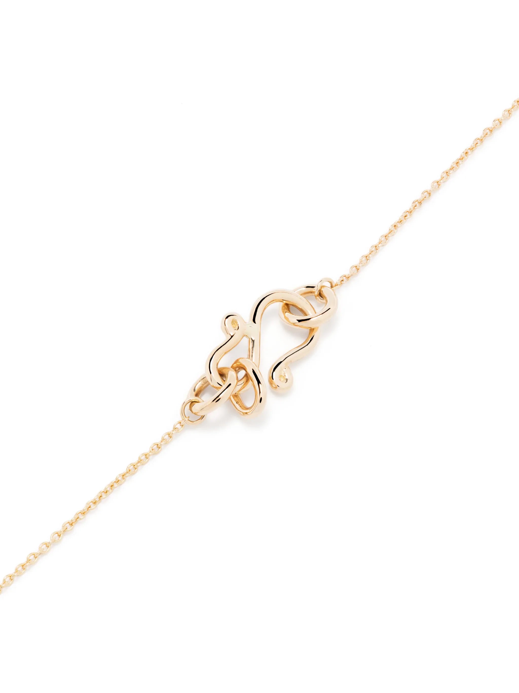 18kt yellow gold Soleil Simple diamond necklace