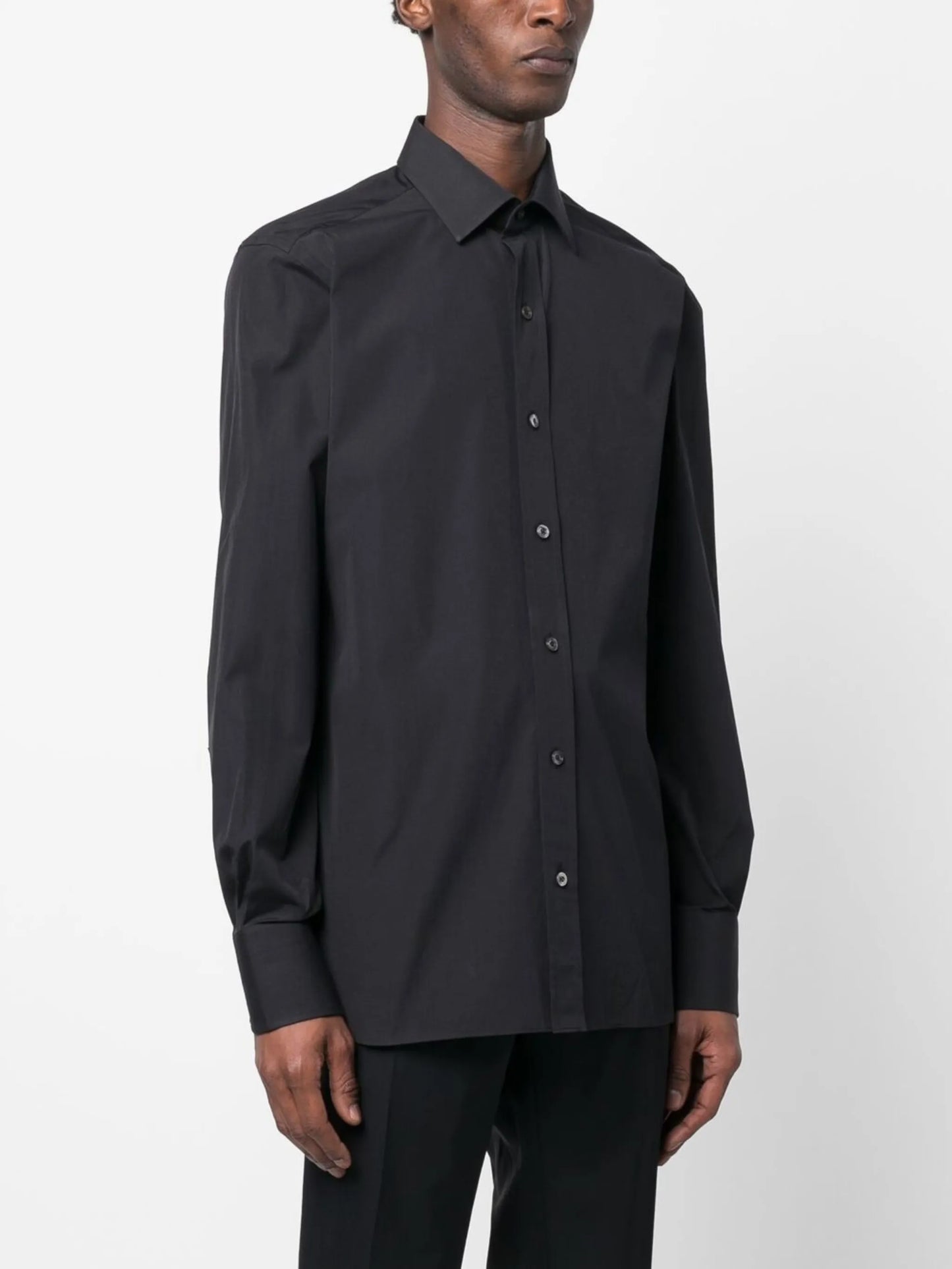 long-sleeved cotton shirt