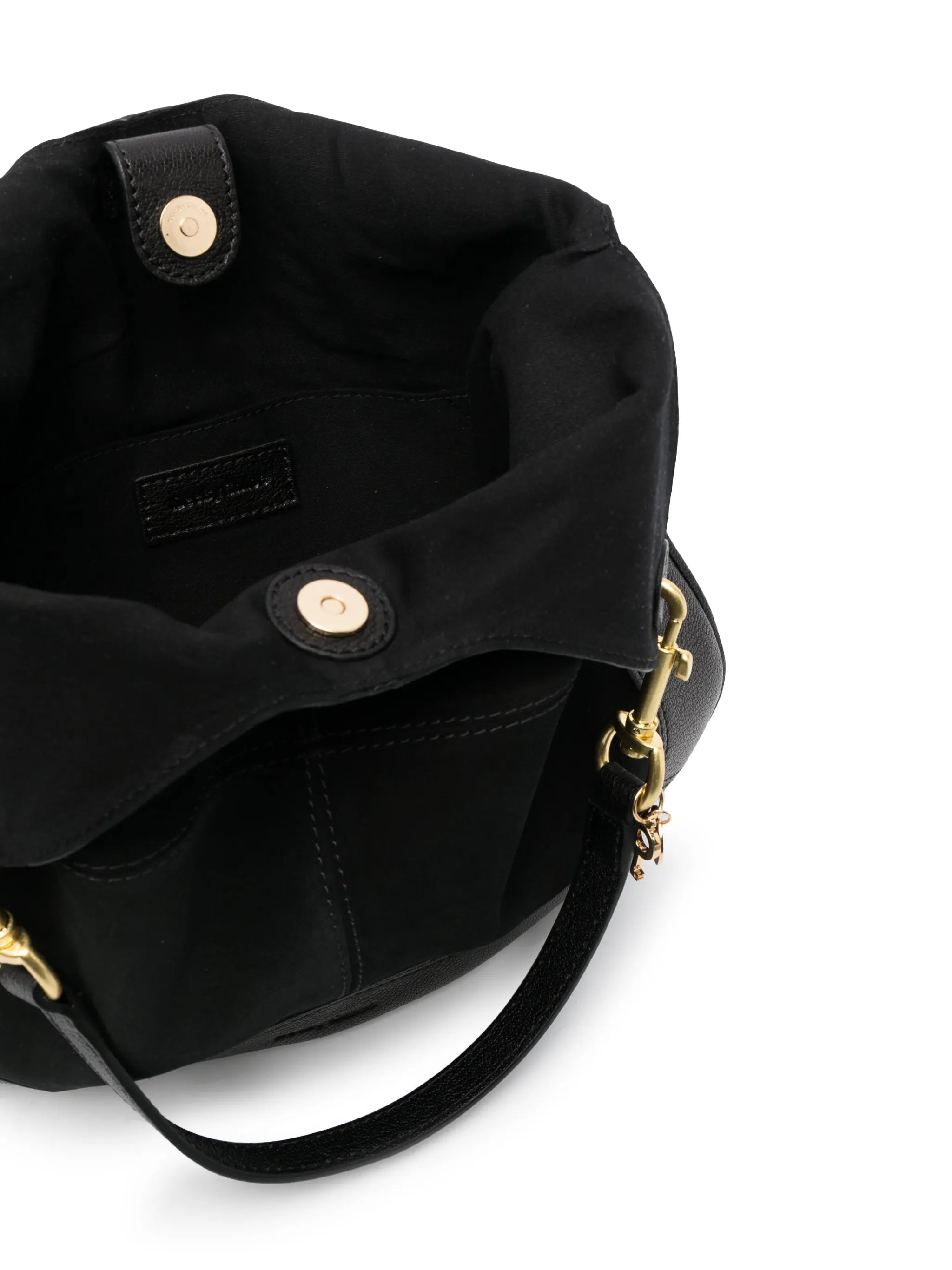 Hana suede shoulder bag