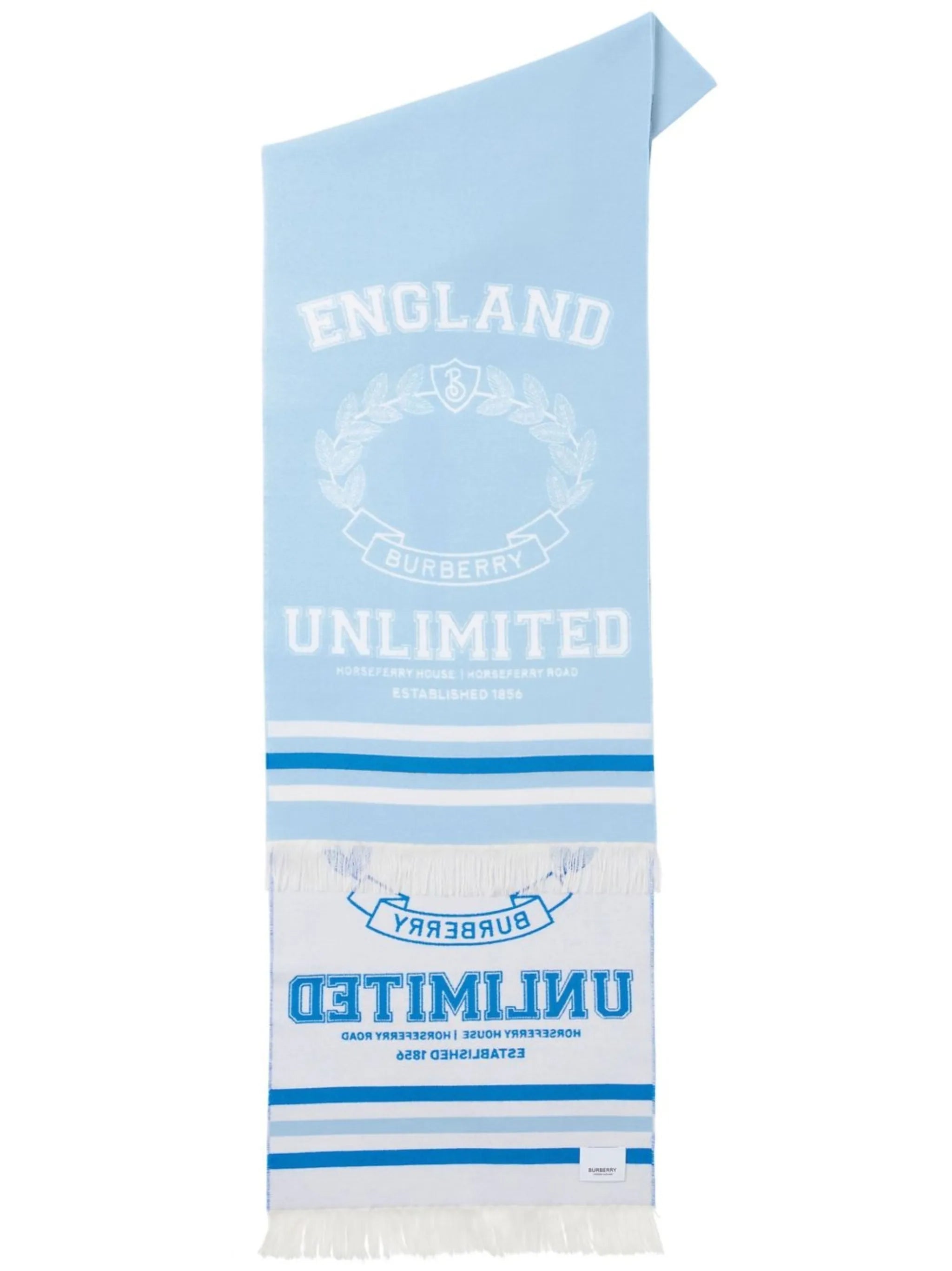 College jacquard scarf