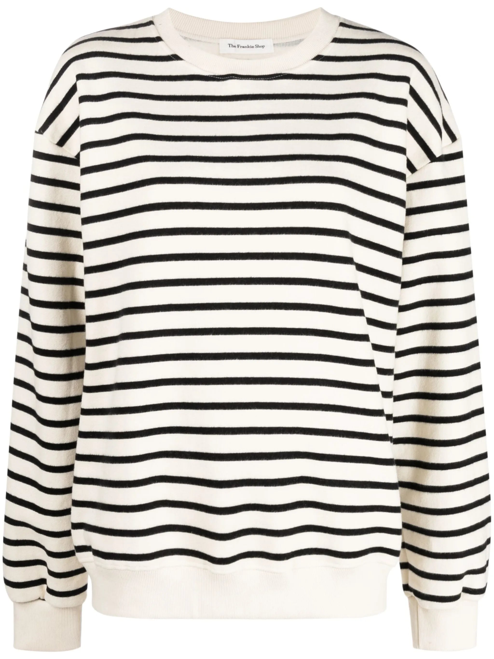 Saint striped cotton sweatshirt