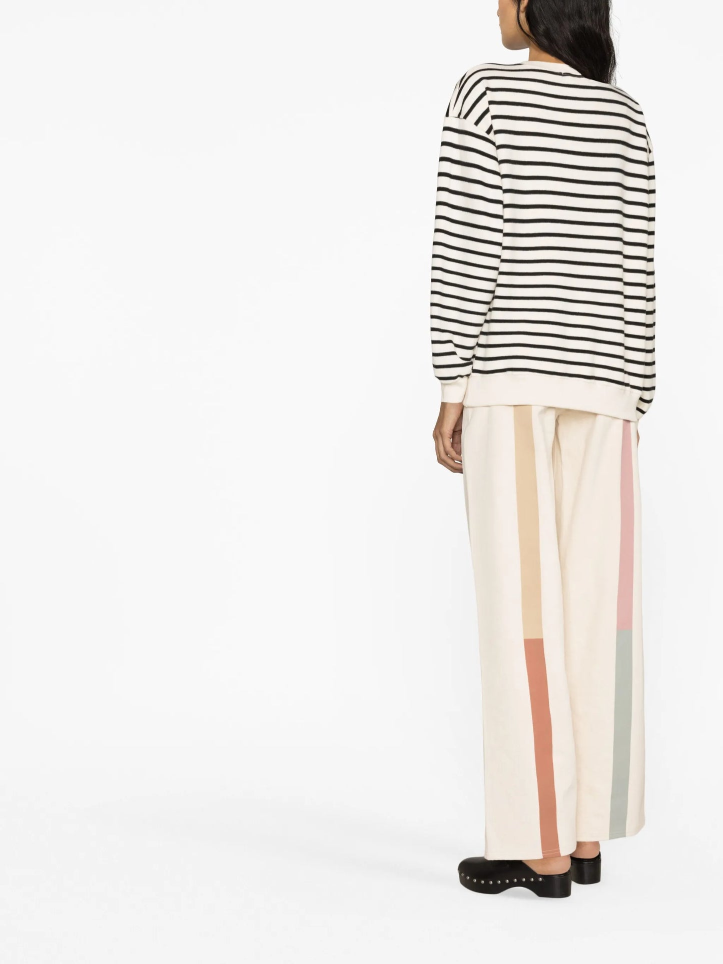 Saint striped cotton sweatshirt