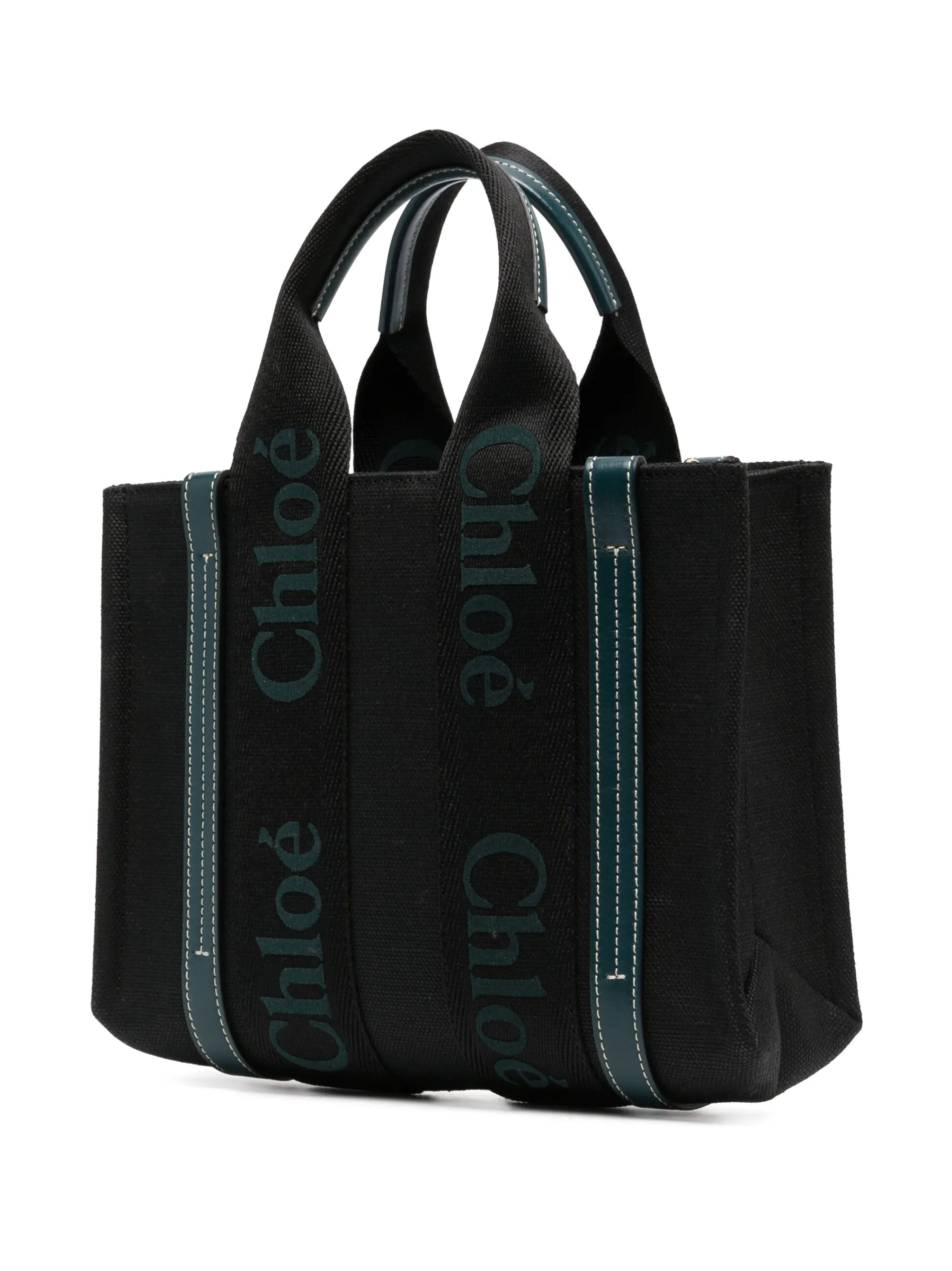 small Woody canvas tote bag
