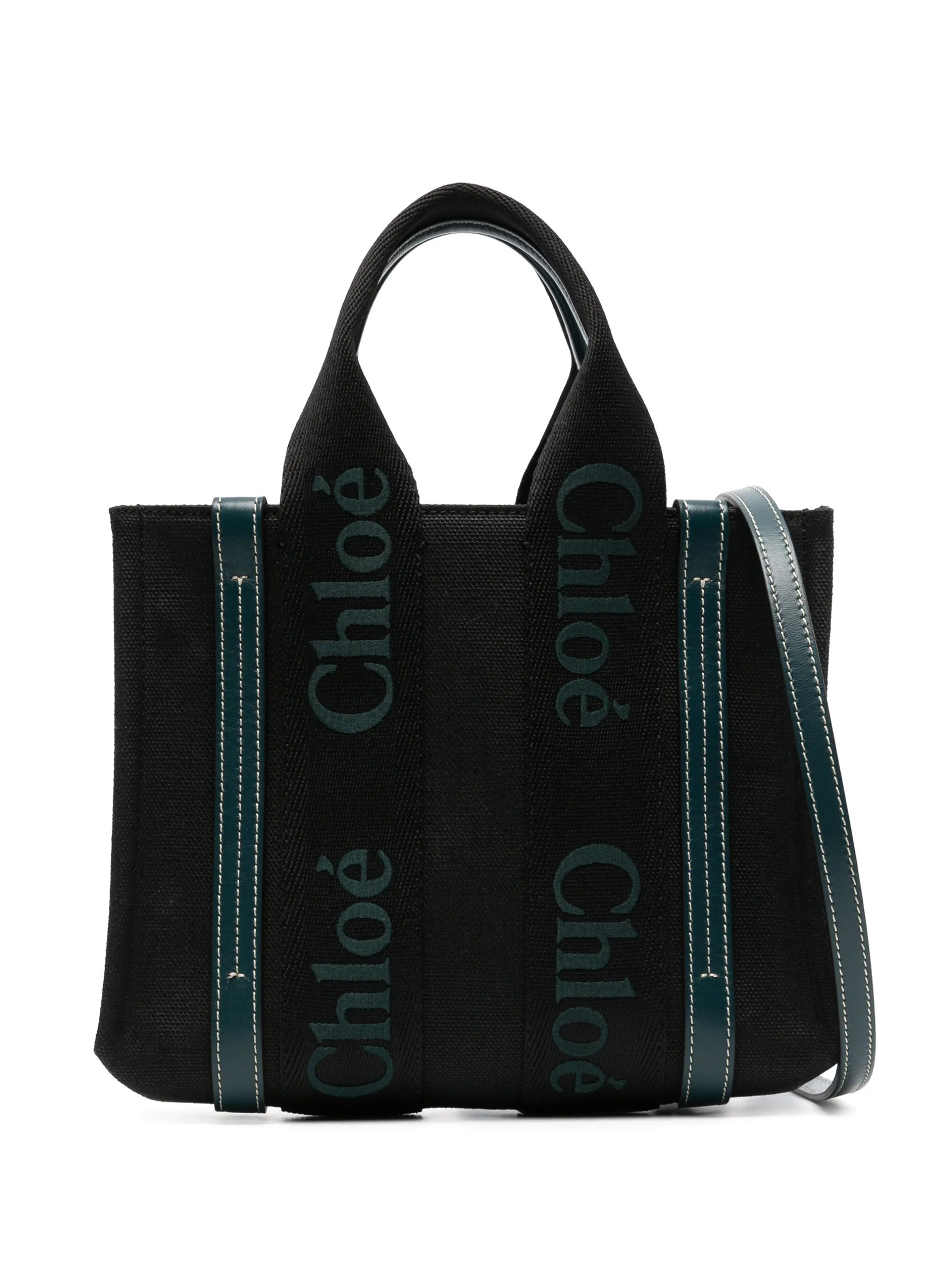 small Woody canvas tote bag