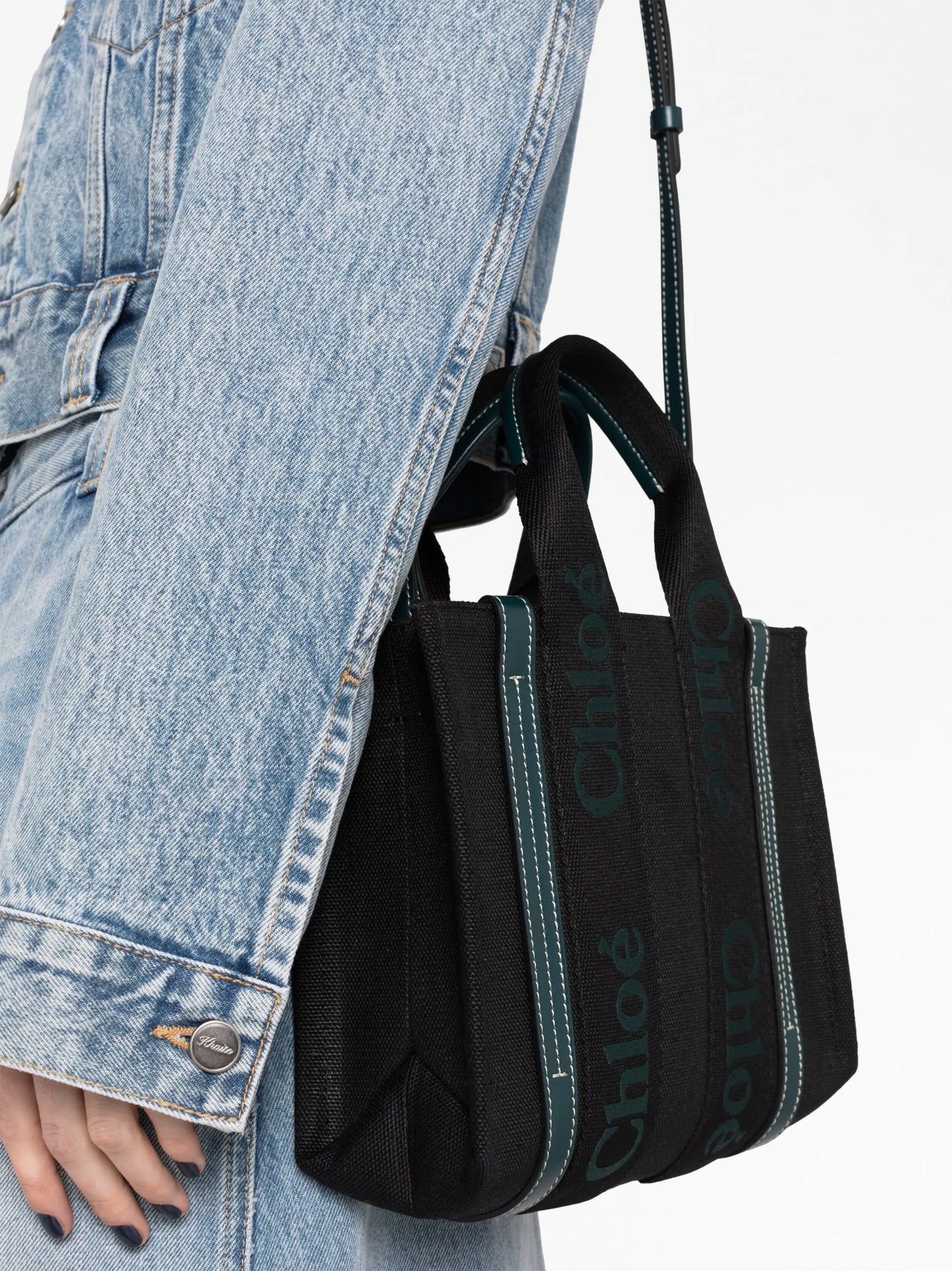 small Woody canvas tote bag