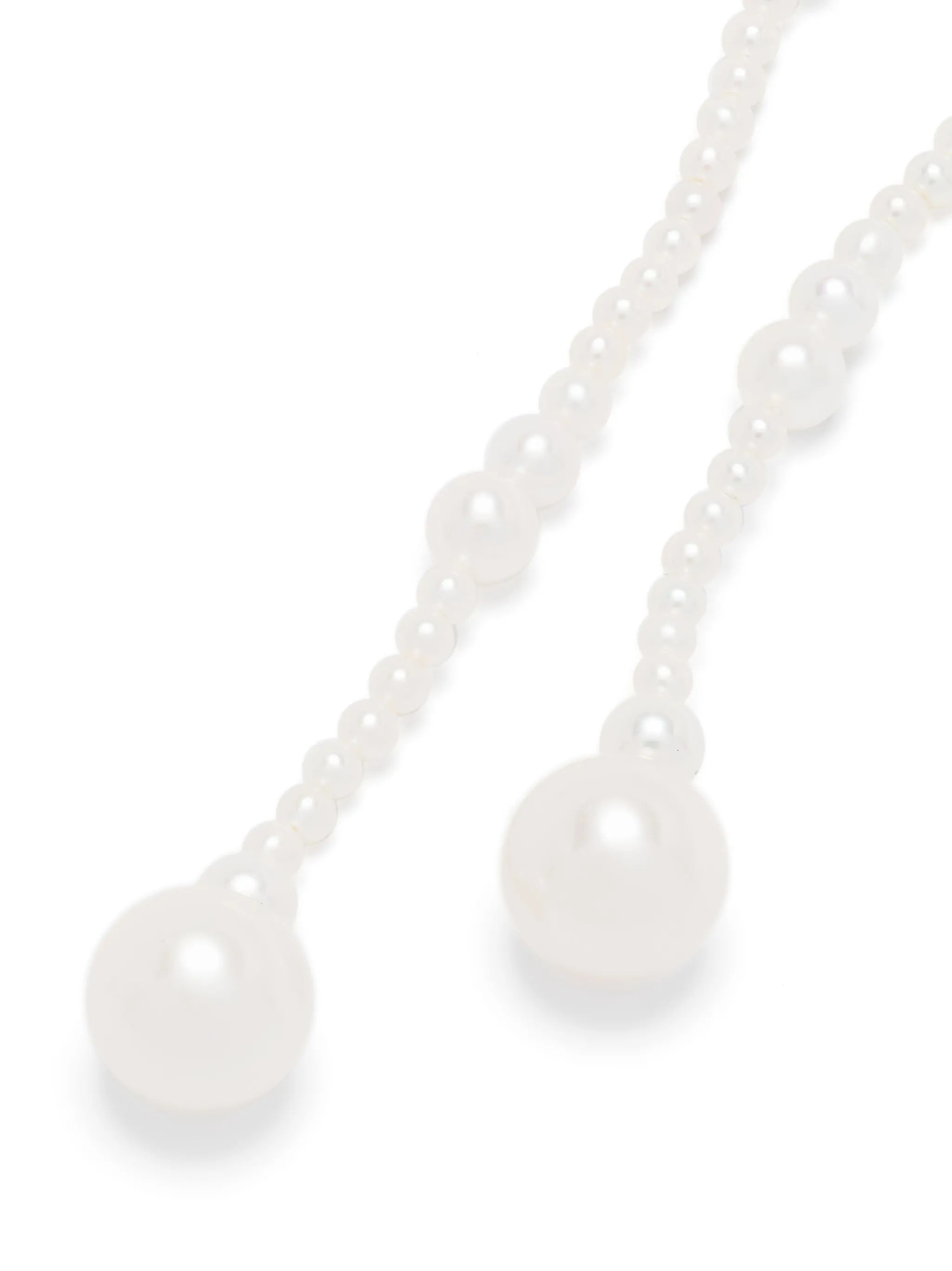 14kt yellow gold Promenade de Claude pearl drop earrings