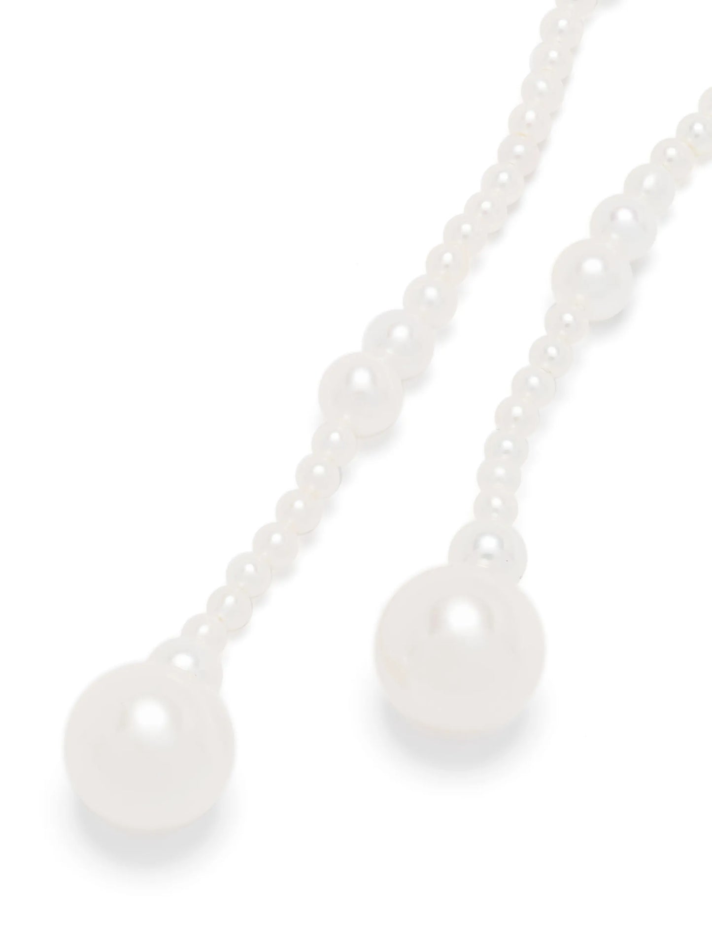 14kt yellow gold Promenade de Claude pearl drop earrings