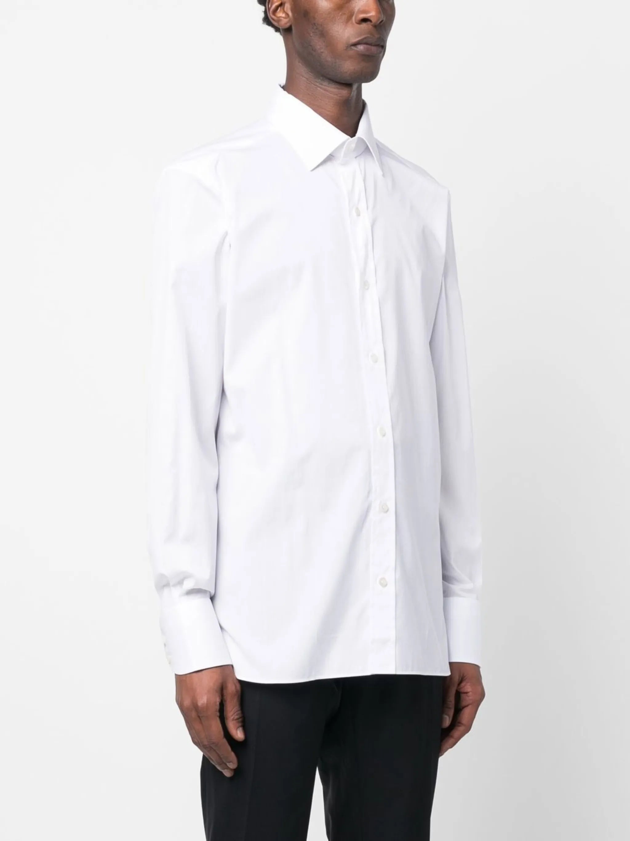 long-sleeved cotton shirt
