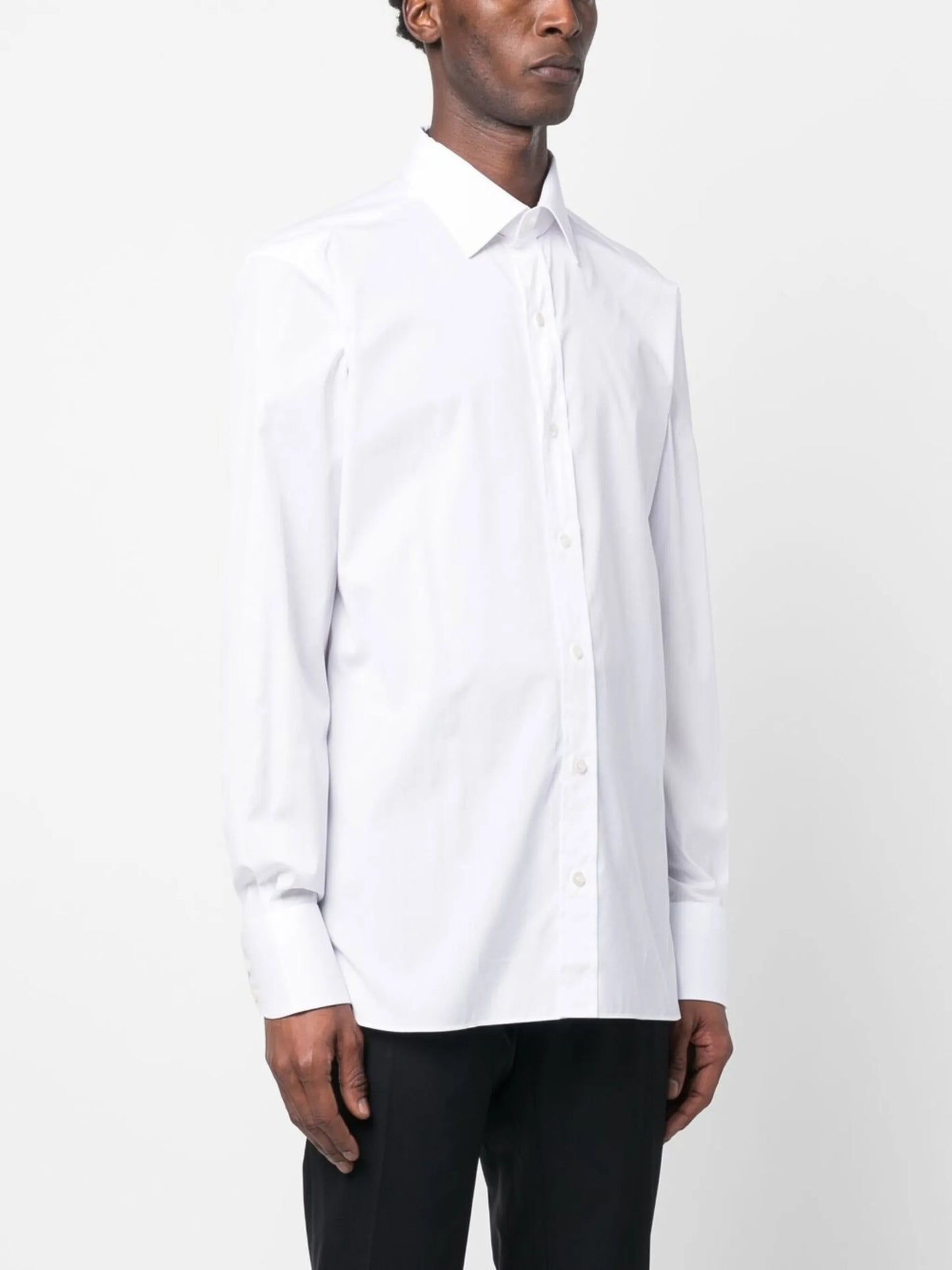 long-sleeved cotton shirt