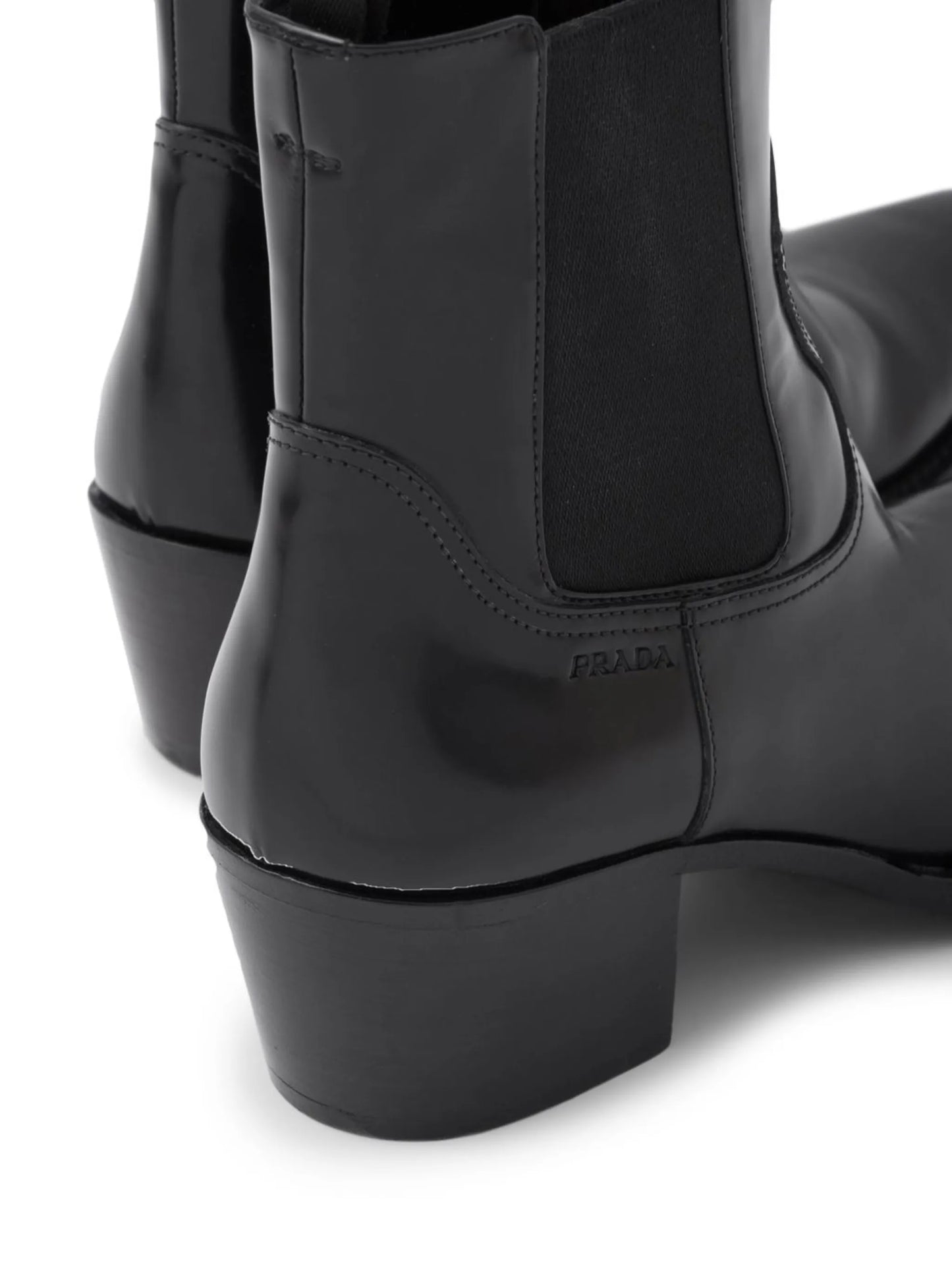 brushed leather Chelsea boots