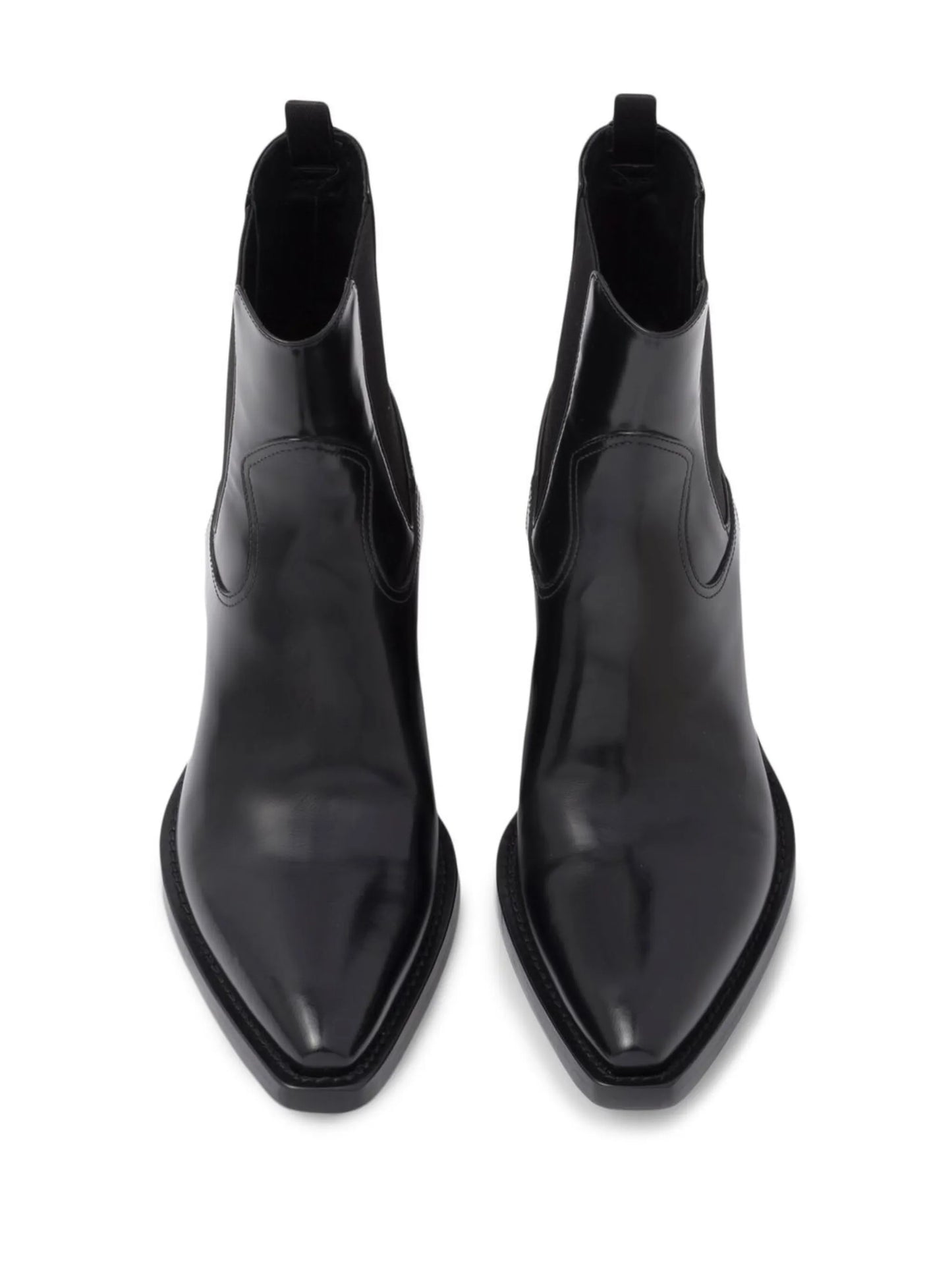 brushed leather Chelsea boots