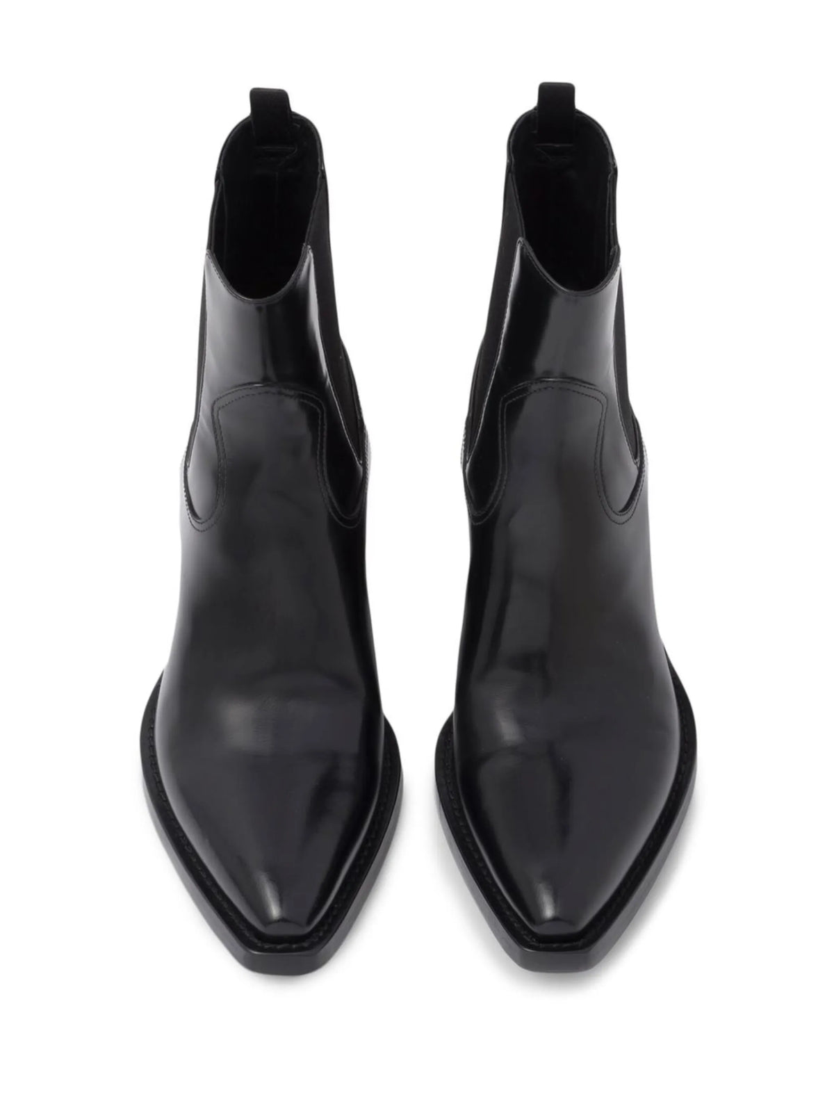 brushed leather Chelsea boots