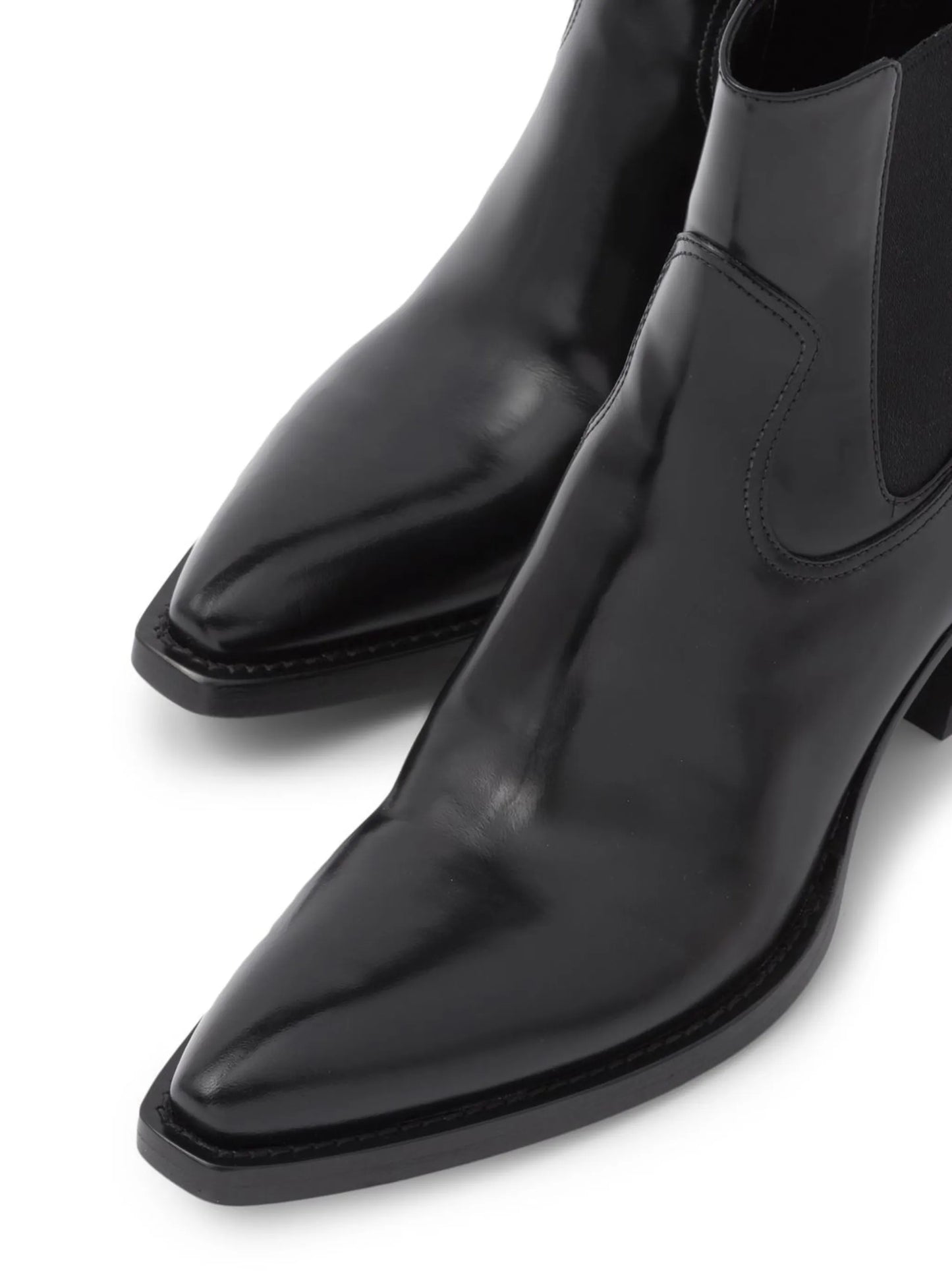 brushed leather Chelsea boots