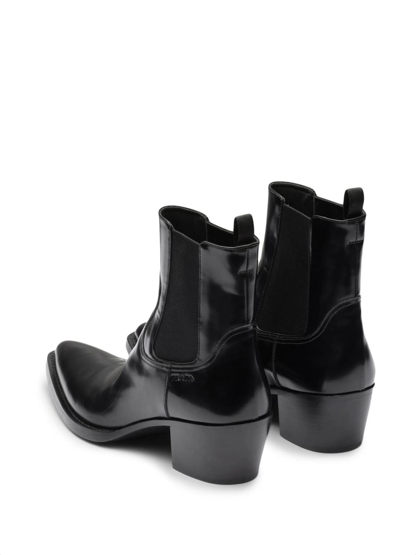 brushed leather Chelsea boots