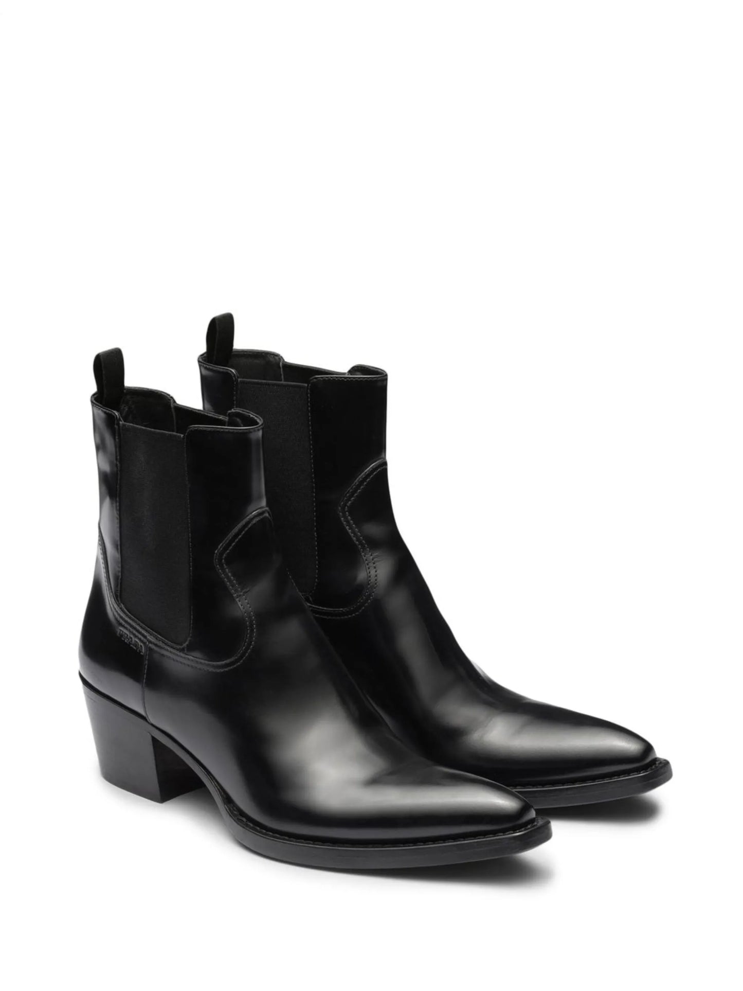 brushed leather Chelsea boots