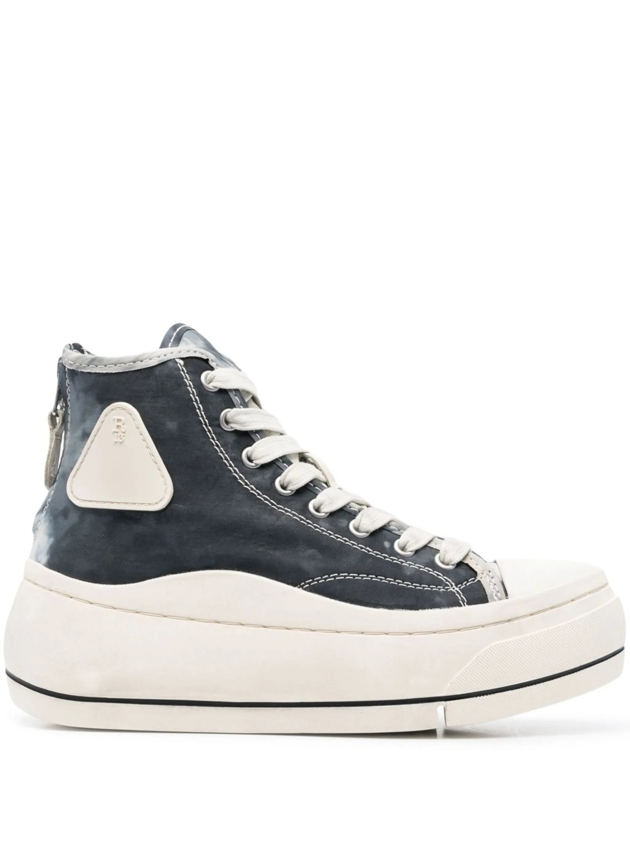 high-top chunky sneakers
