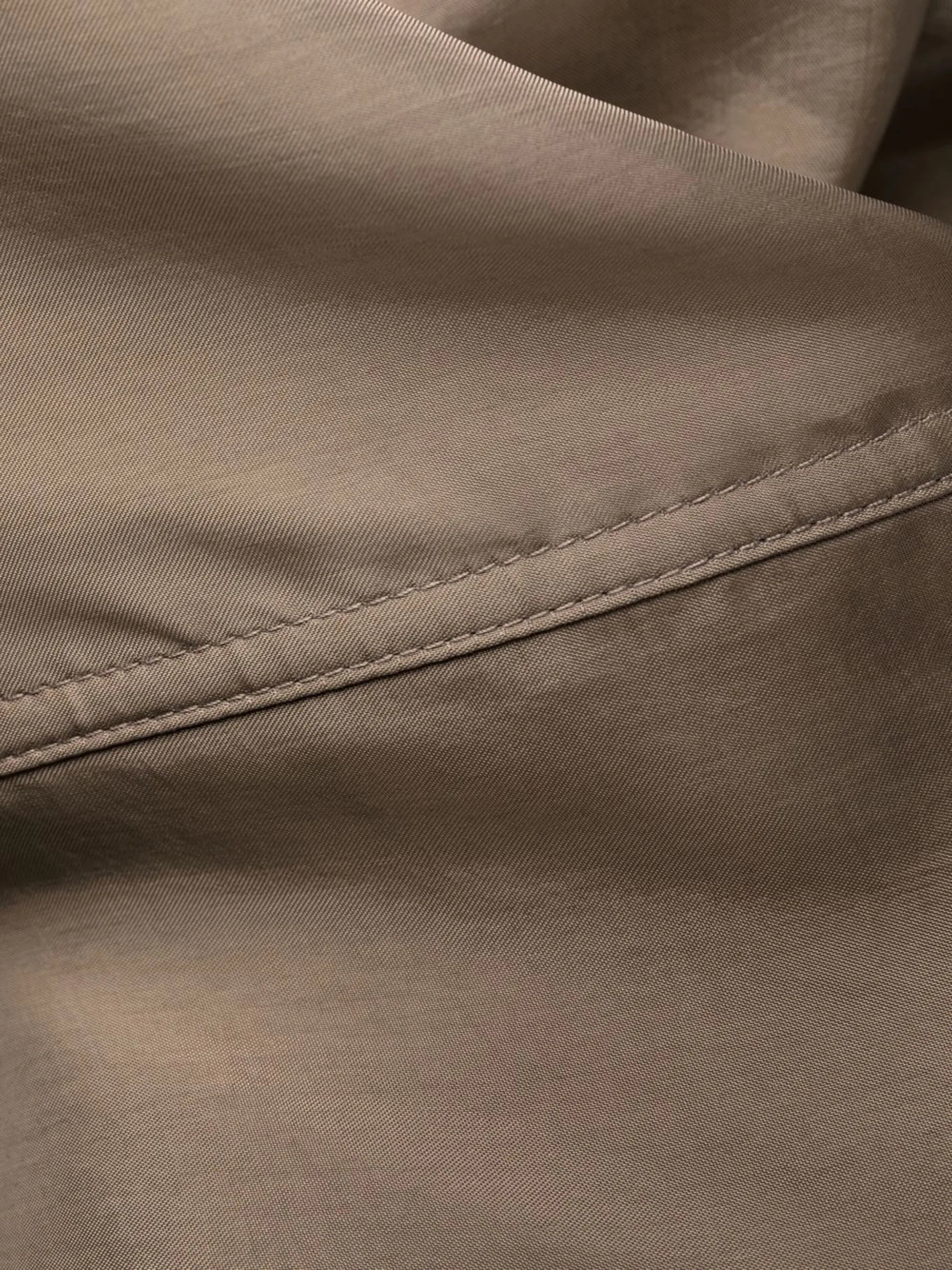 V-neck satin gown