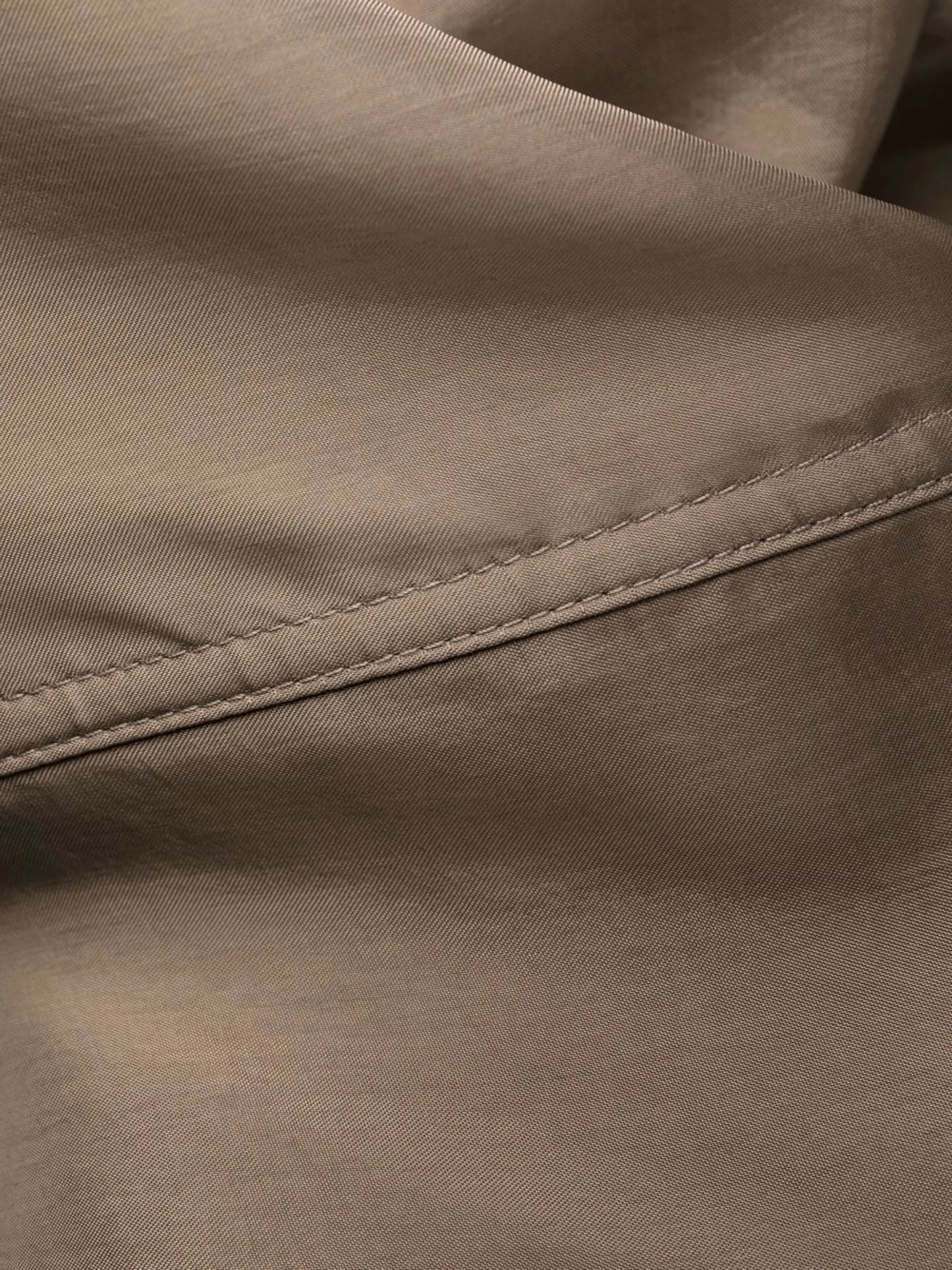 V-neck satin gown