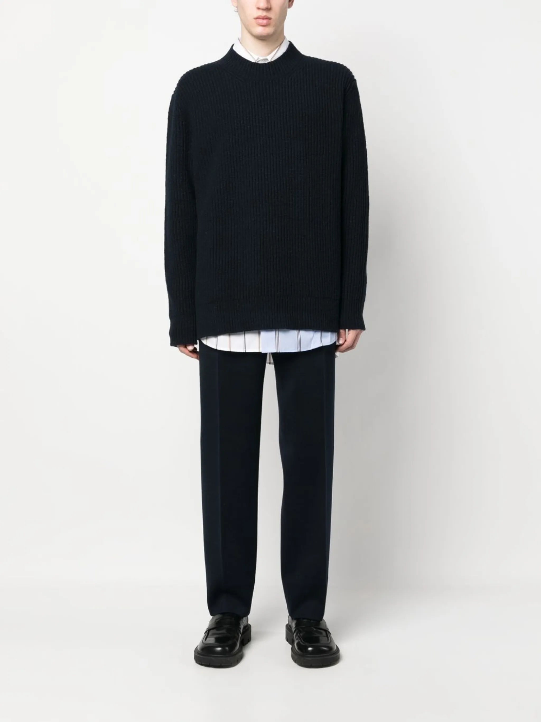 Donegal wool-blend jumper